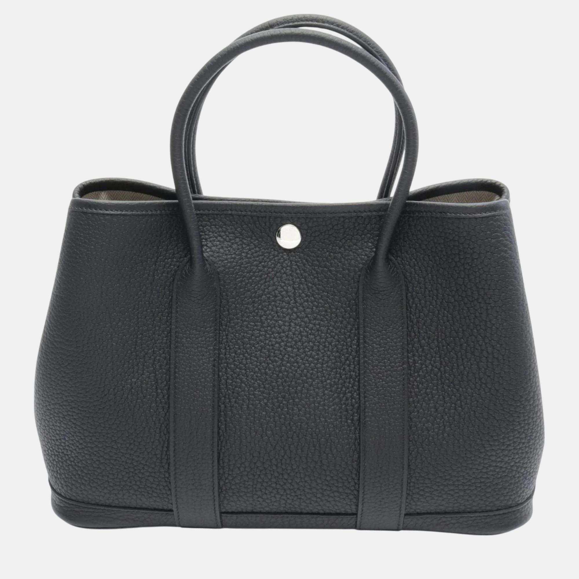 

Hermes Negonda Black Garden TPM Tote Bag