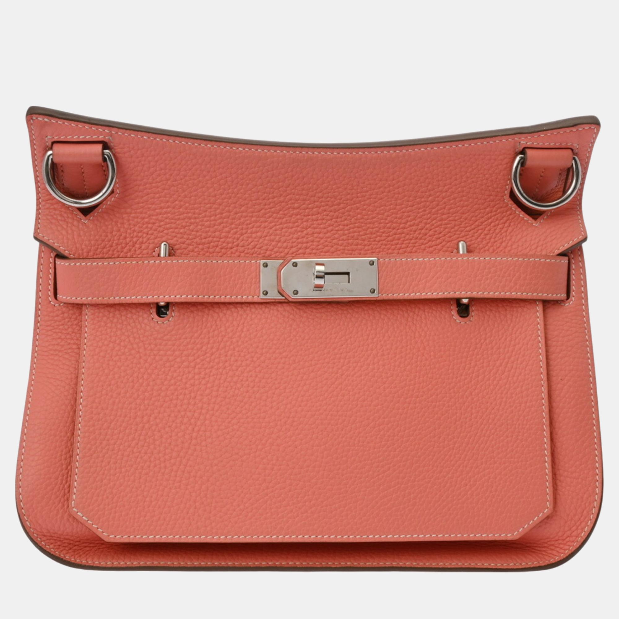 

Hermes Crevette Taurillon Clemence Gypsiere 28 shoulder bag, Orange