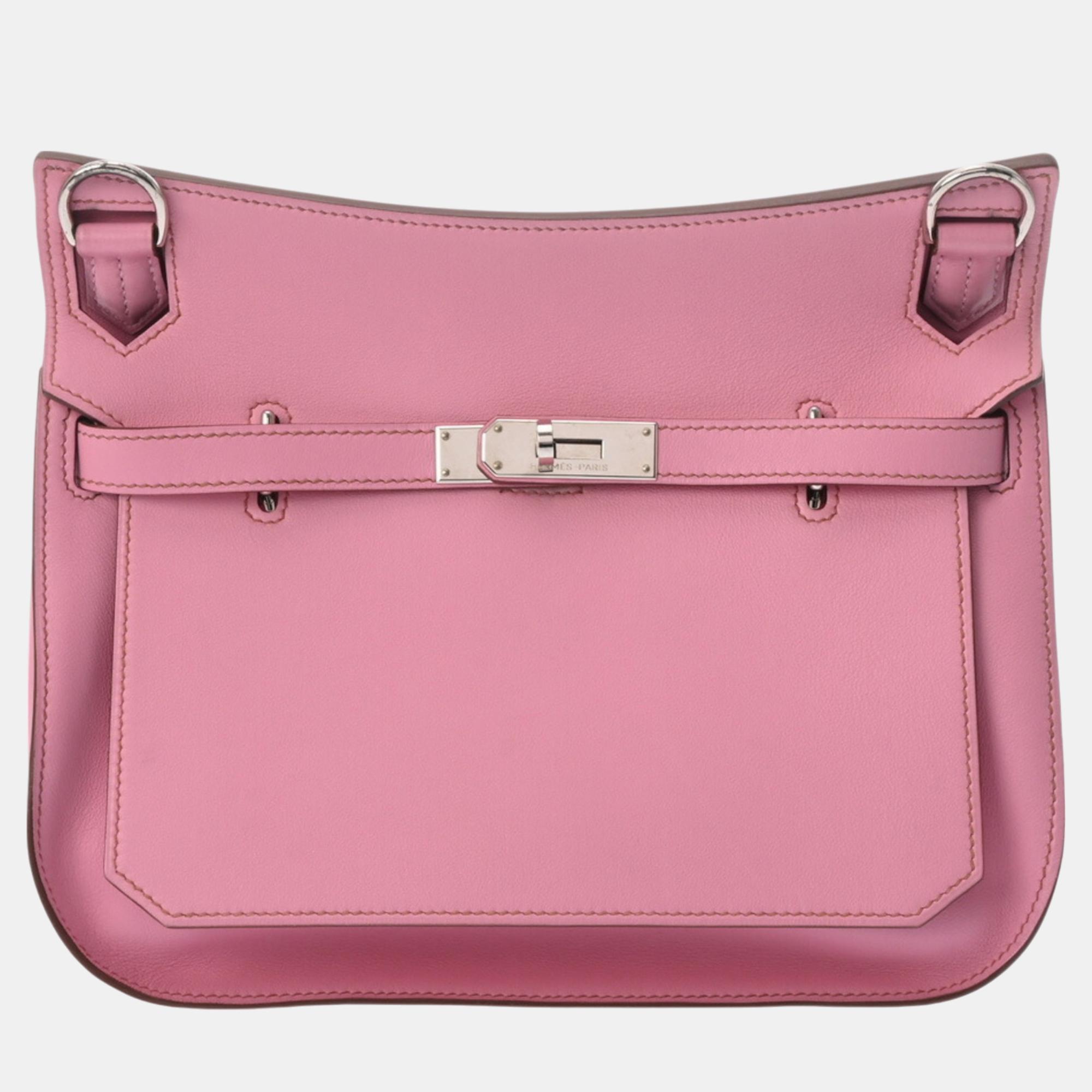 

Hermes Pink Swift leather Gypsiere 28 shoulder bag