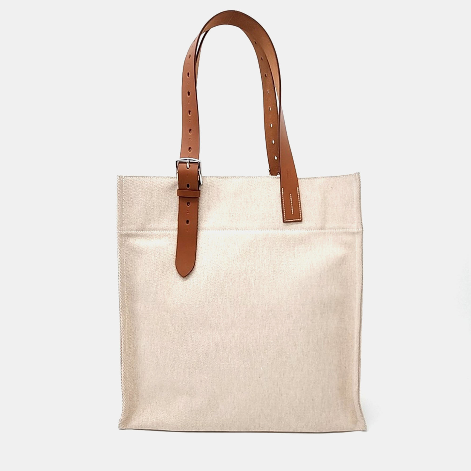 

Hermes Etrivier Shopping Bag, Beige