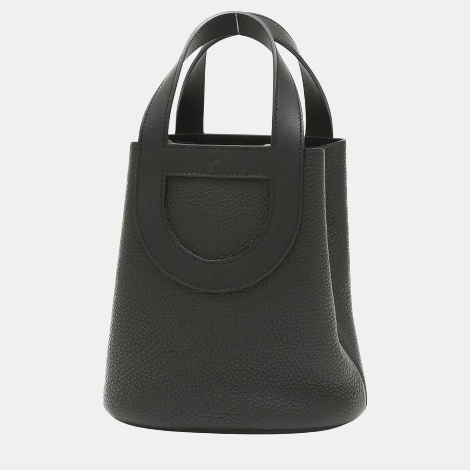 

Hermes Taurillon Swift Black In the Loop 18 Shoulder Bag