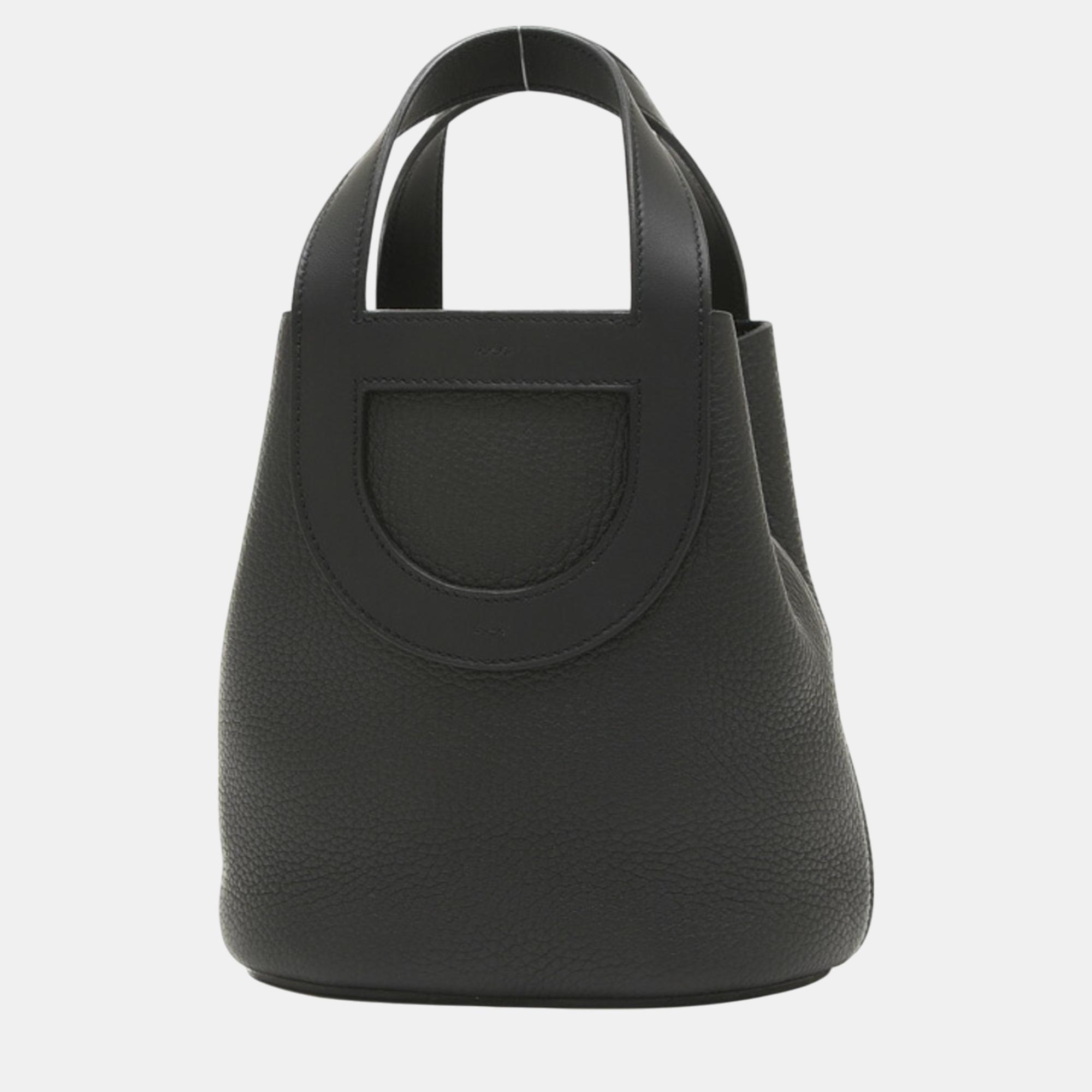 

Hermes Taurillon Swift Black In the Loop 18 Shoulder Bag