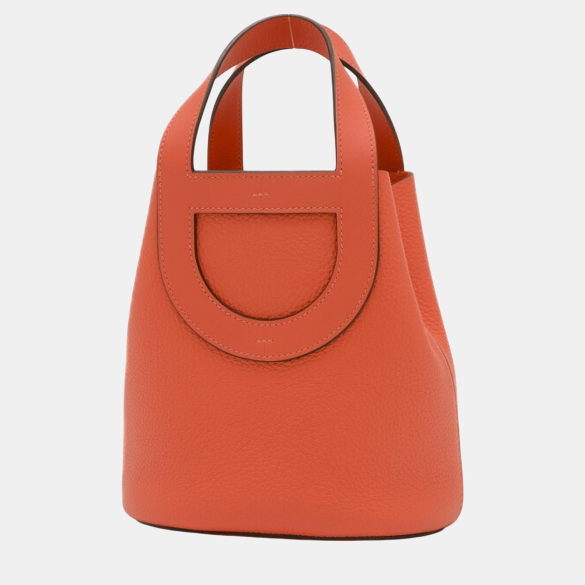 

Hermes Orange Field In the Loop 18 Taurillon Shoulder Bag