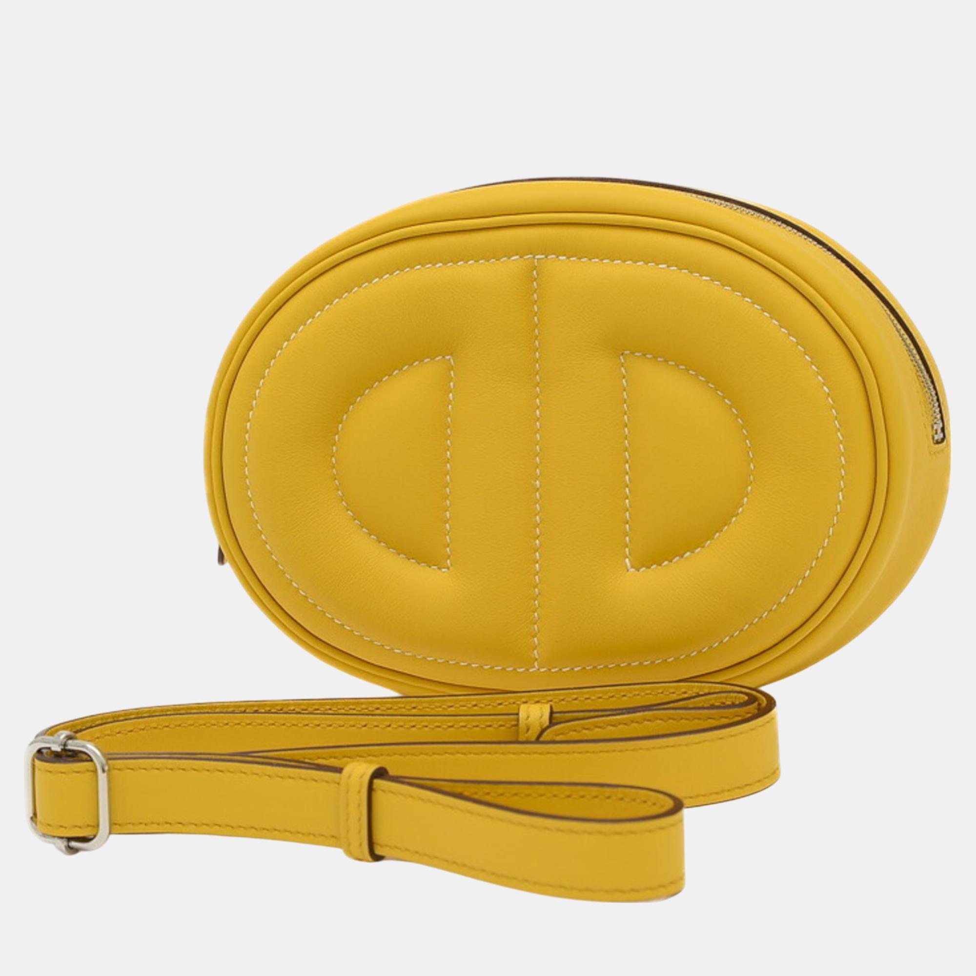 

Hermes Jaune Ambre In the Loop Verso Shoulder Bag, Yellow