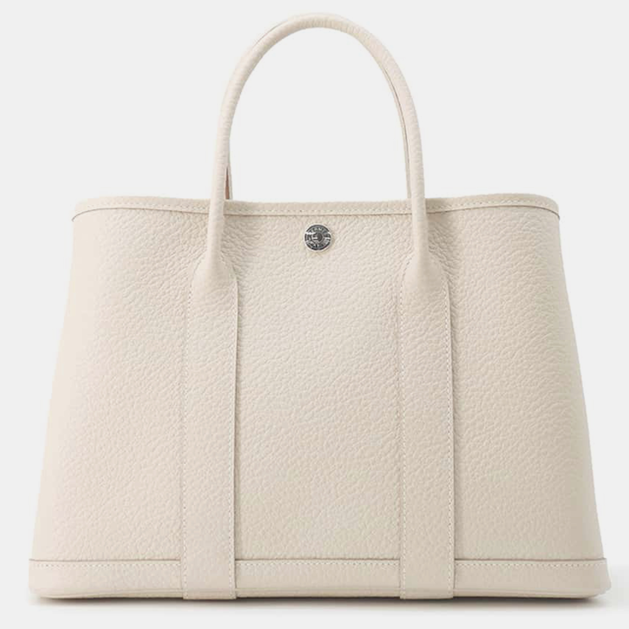 

Hermes Garden Party Craie Country Leather Size TPM, White