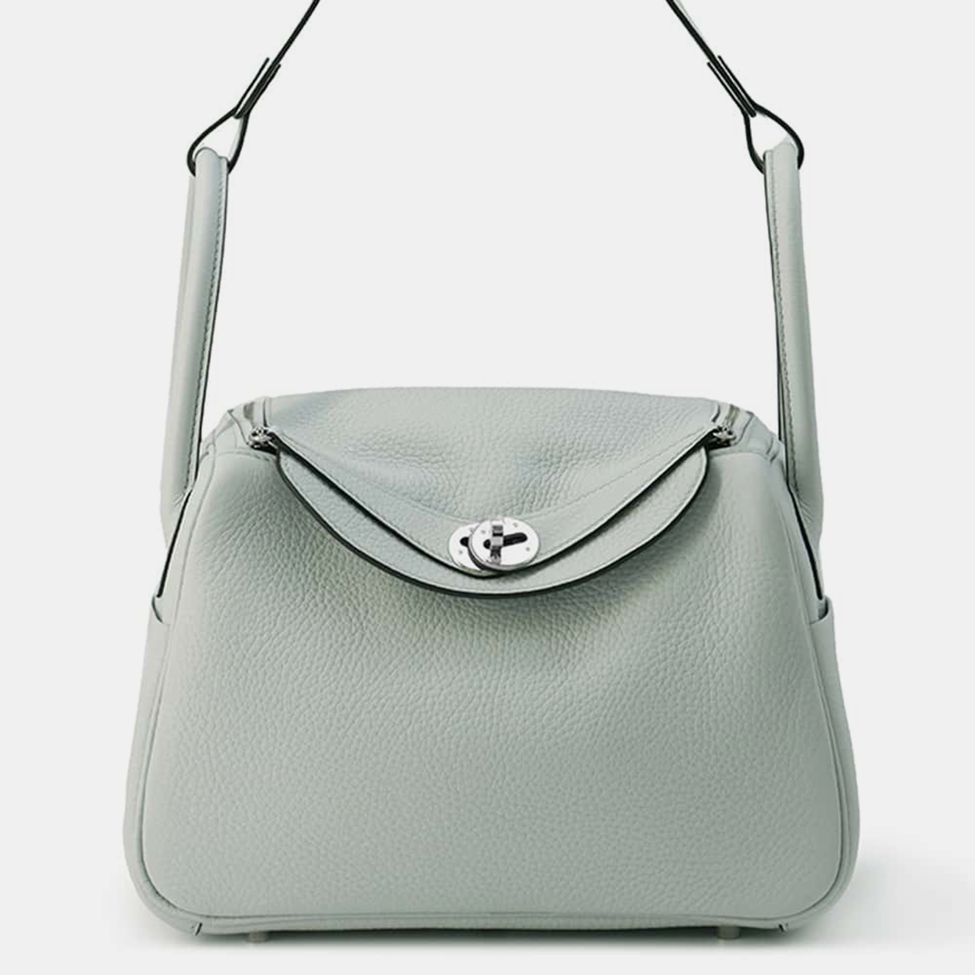 

Hermes Lindy Blue Pale Taurillon Clemence Size