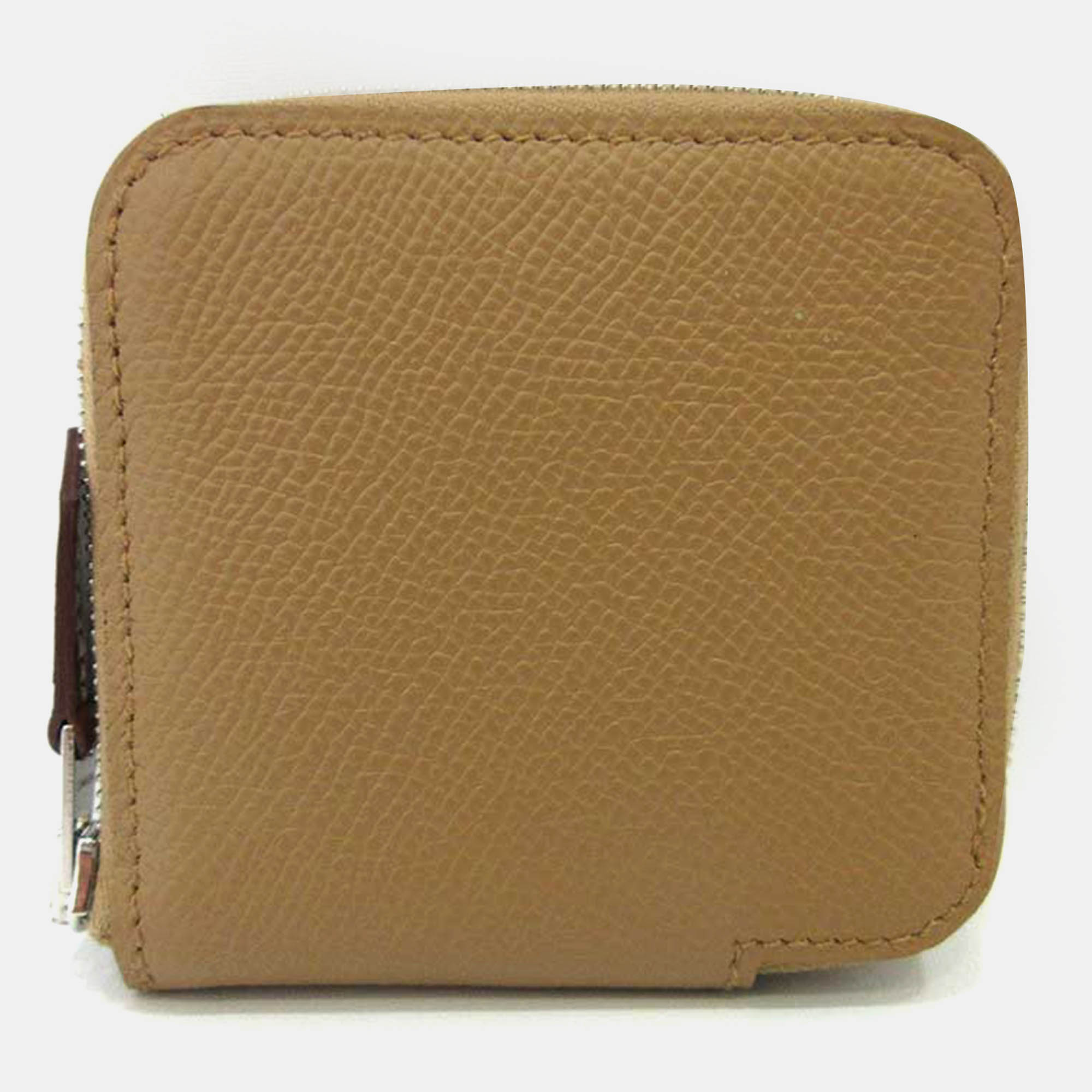 

Hermes Azap Compact Mini Silk'In Wallet Brown Brown Leather