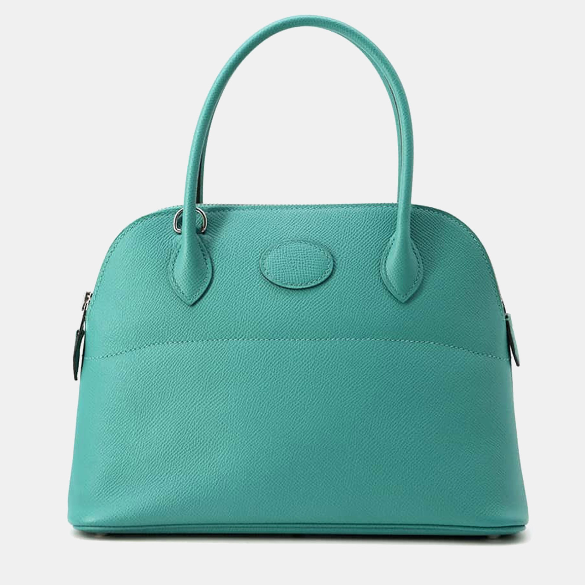 

Hermes Bolide Vert Veron Epsom Size, Blue