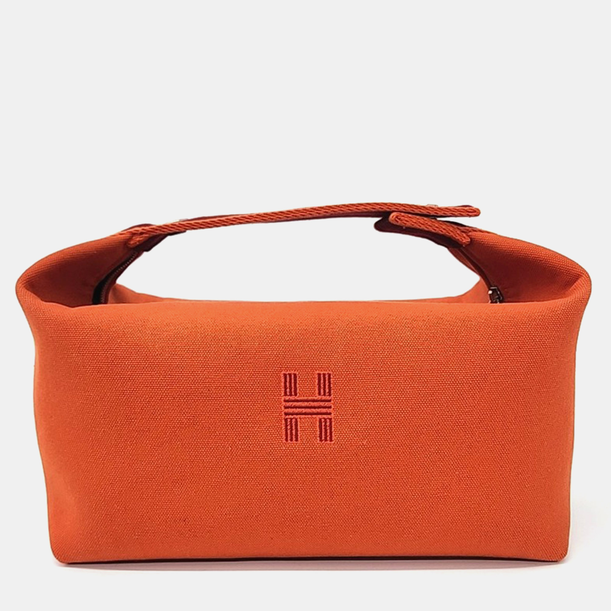 

Hermes Orange Fabric Hermes Breed a Brac Case