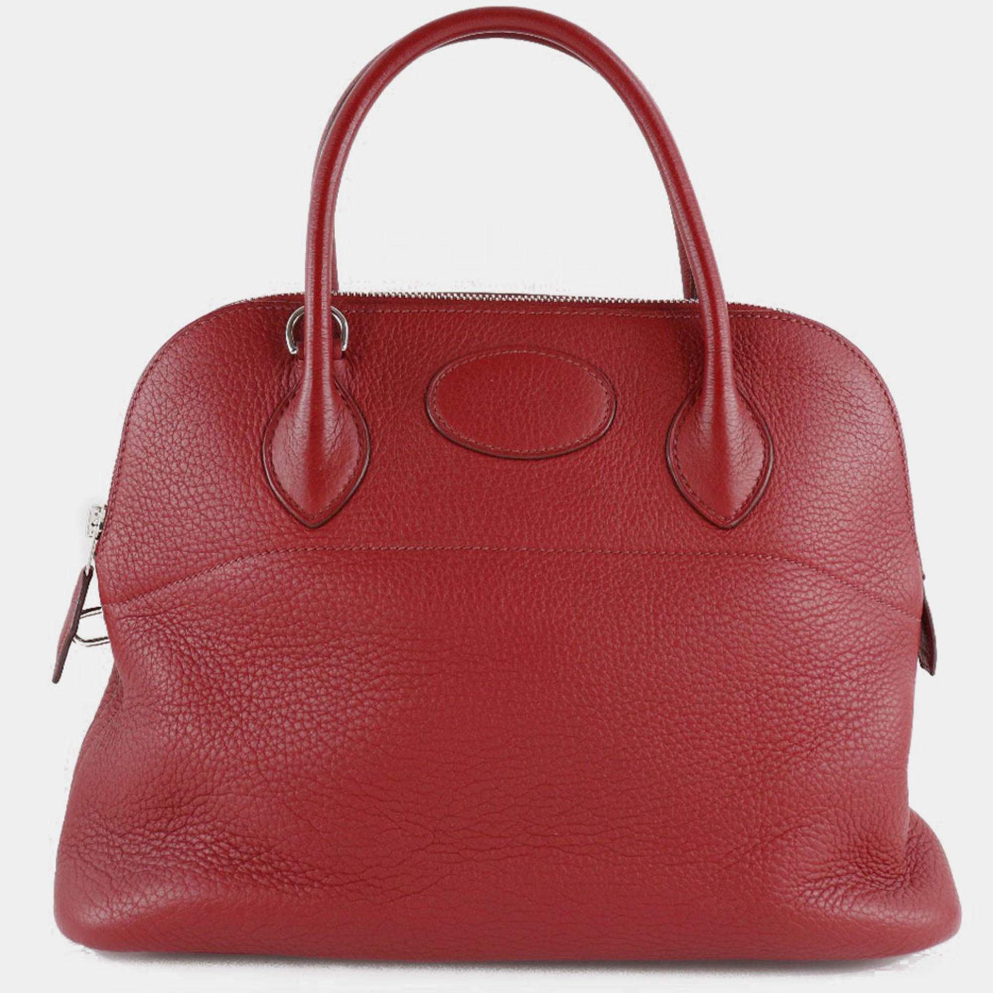 

Hermes Rouge Ash Red Leather Bolide 31 Handbag