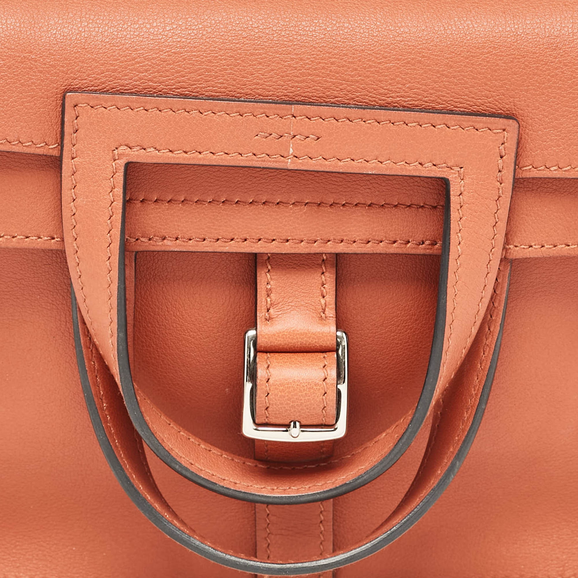 Hermès Cuivre Swift Leather Mini Halzan 22 Bag 