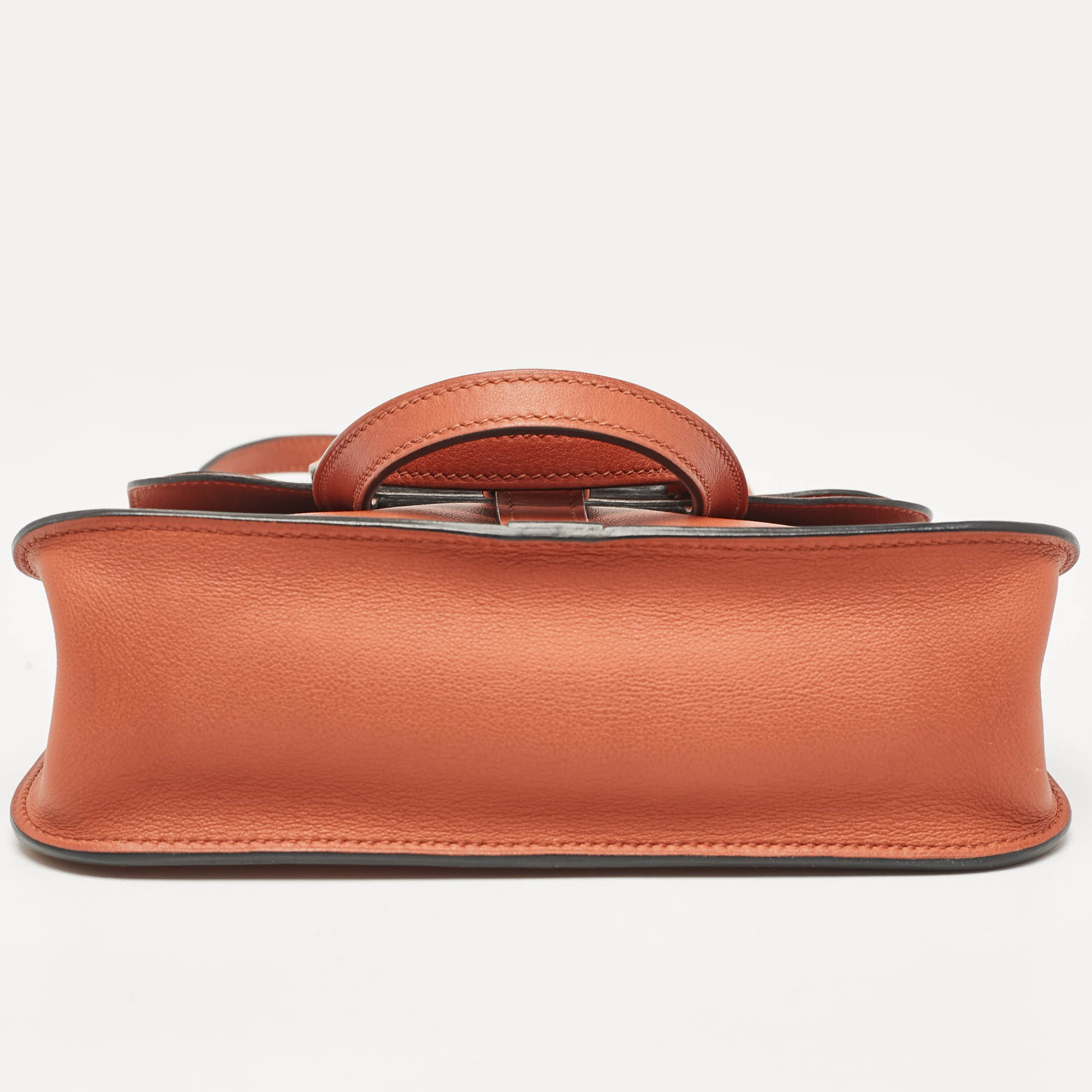 Hermès Cuivre Swift Leather Mini Halzan 22 Bag 