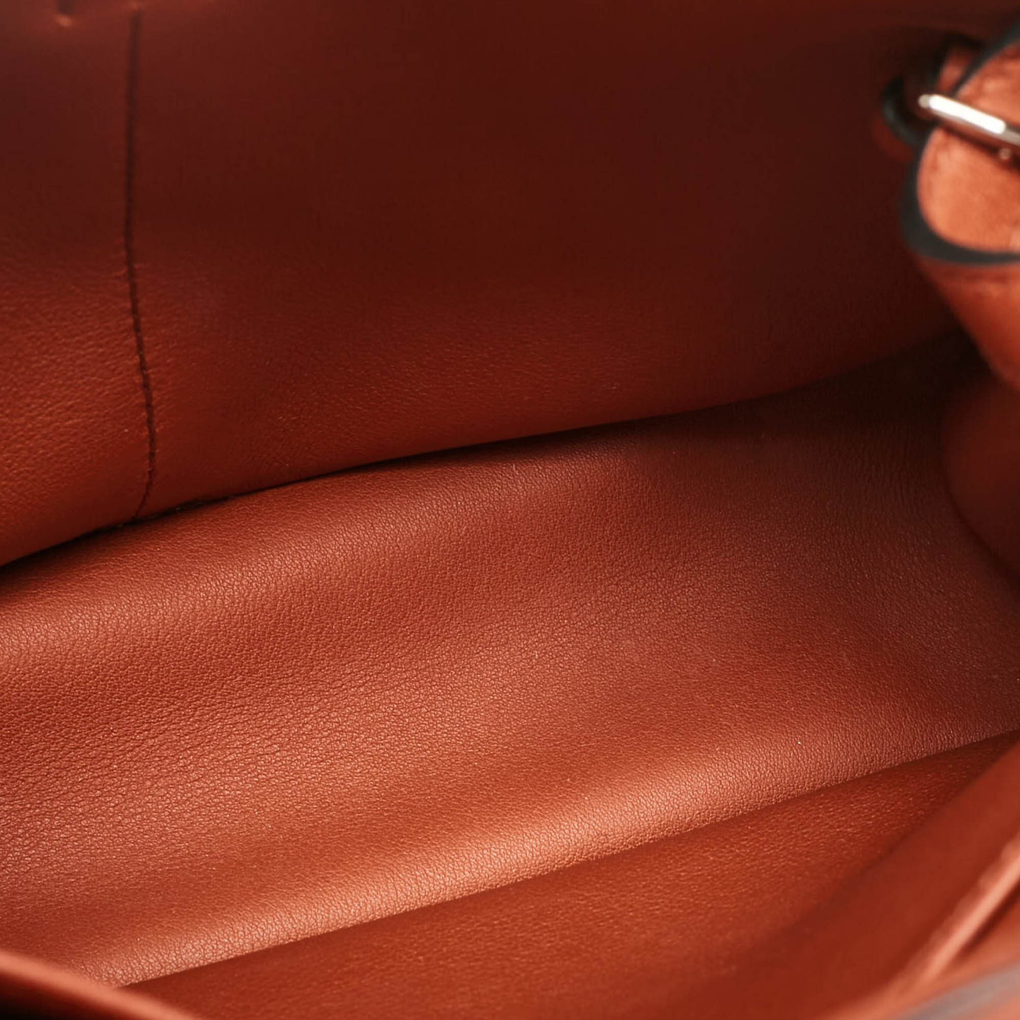 Hermès Cuivre Swift Leather Mini Halzan 22 Bag 
