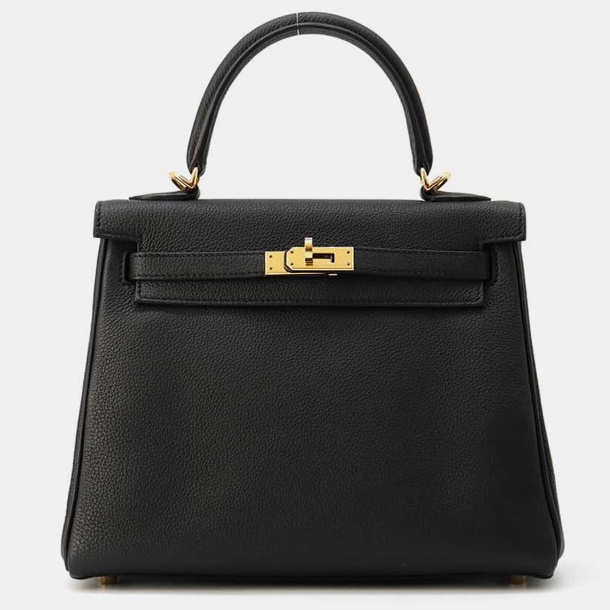 

Hermes Black Togo Leather Kelly Retourne Bag Size