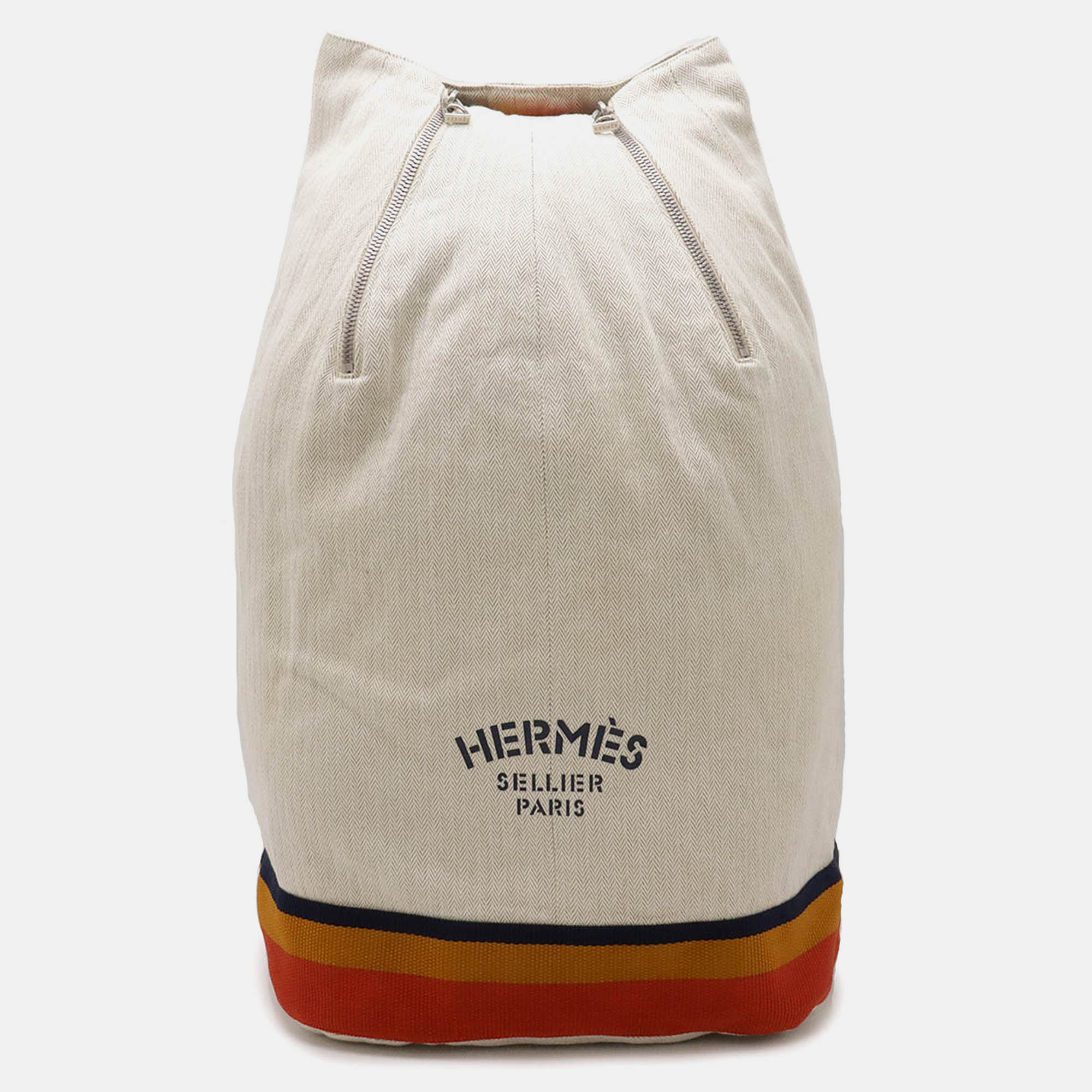 

Hermes Beige Canvas Cavalier Shoulder Bag