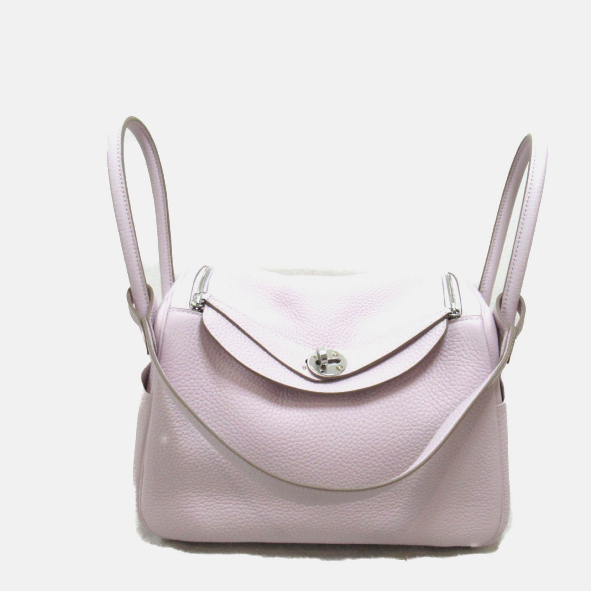 

Hermes Purple Leather Lindy 26 Leather Shoulder Bag, Pink