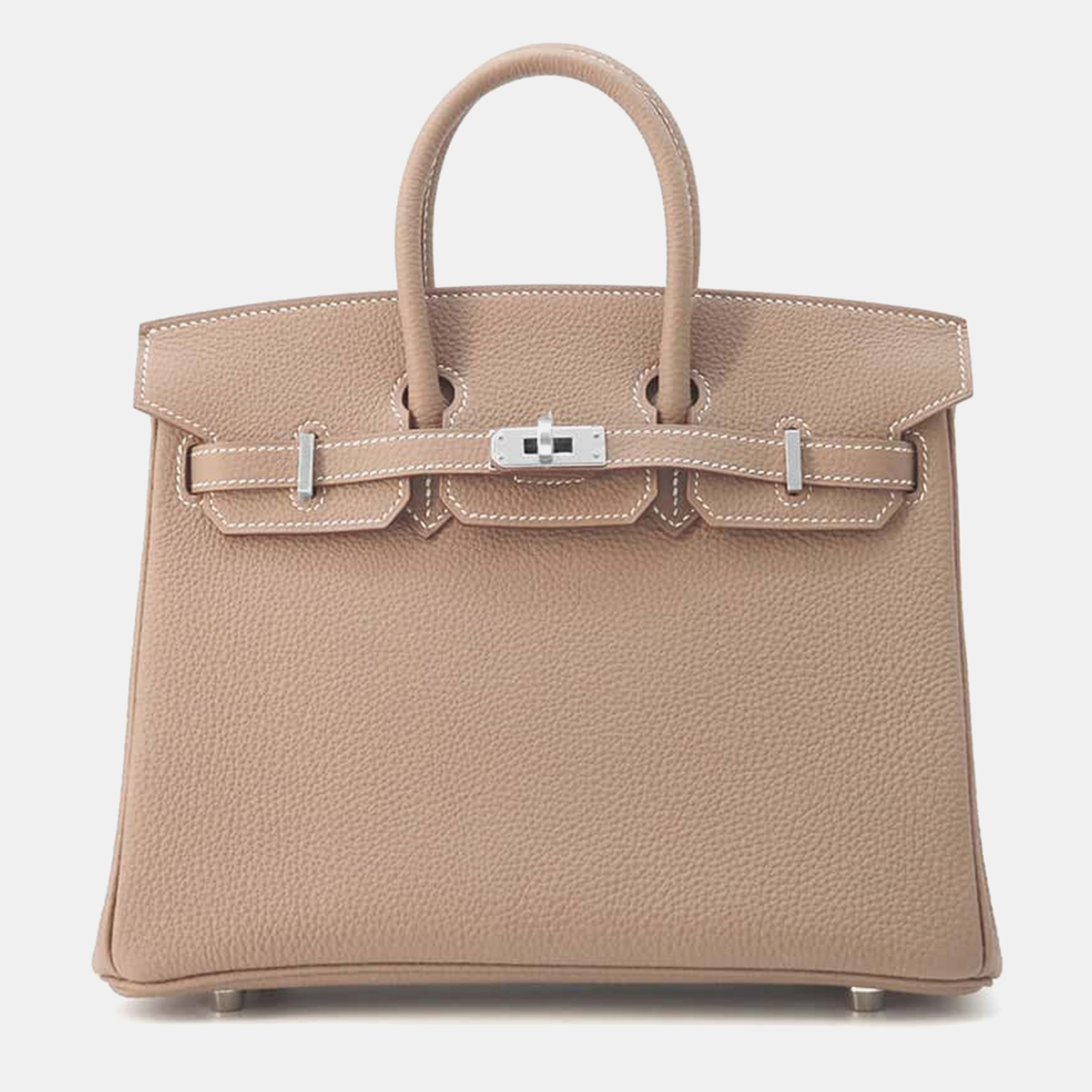 

Hermes Etoupe Togo Leather Birkin bag Size, Beige