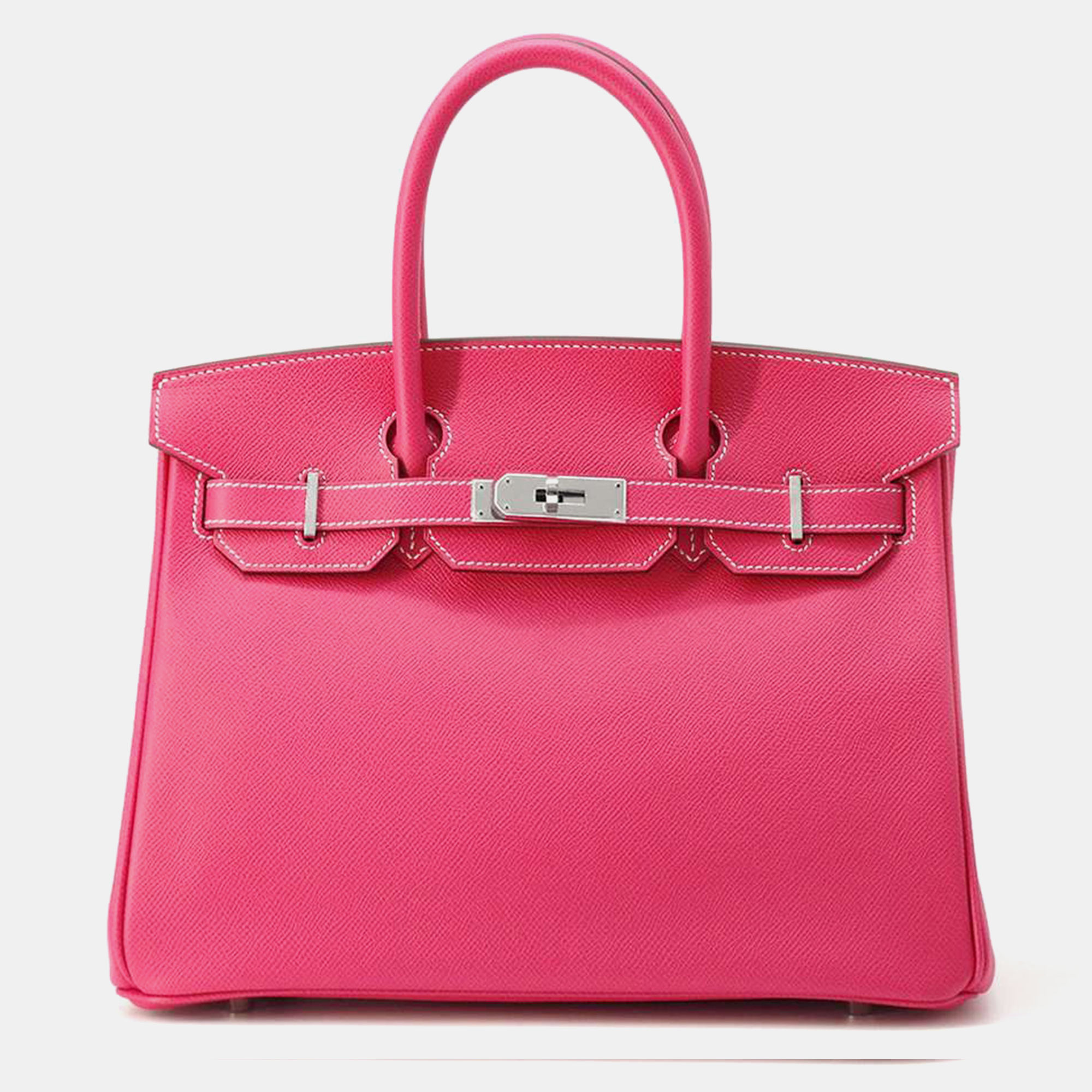 

Hermes Rose Tyrien Epsom Birkin bag Size, Pink