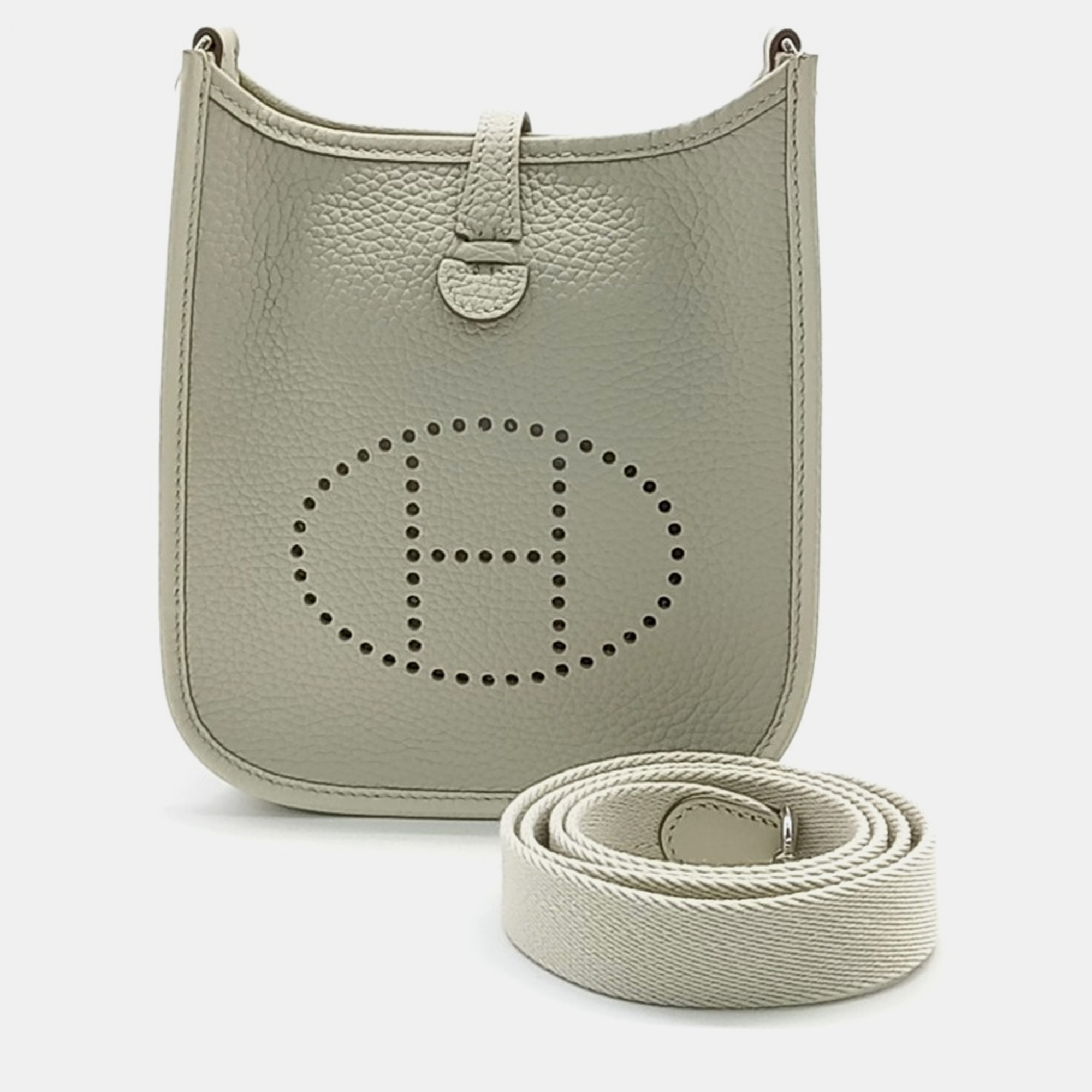 

Hermes Grey Leather Evelyn 16 Bag