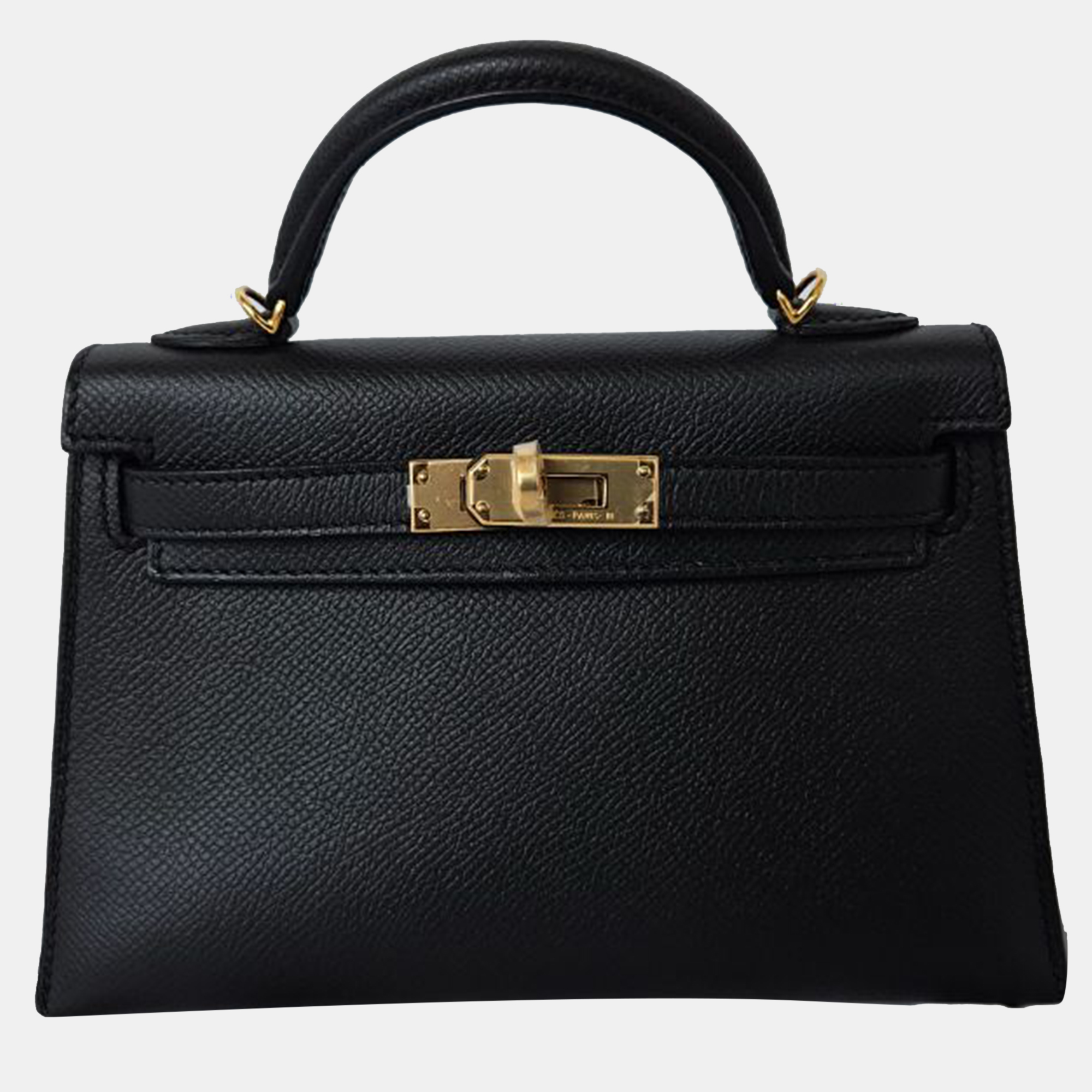 

Hermes Black Epsom Mini Kelly bag