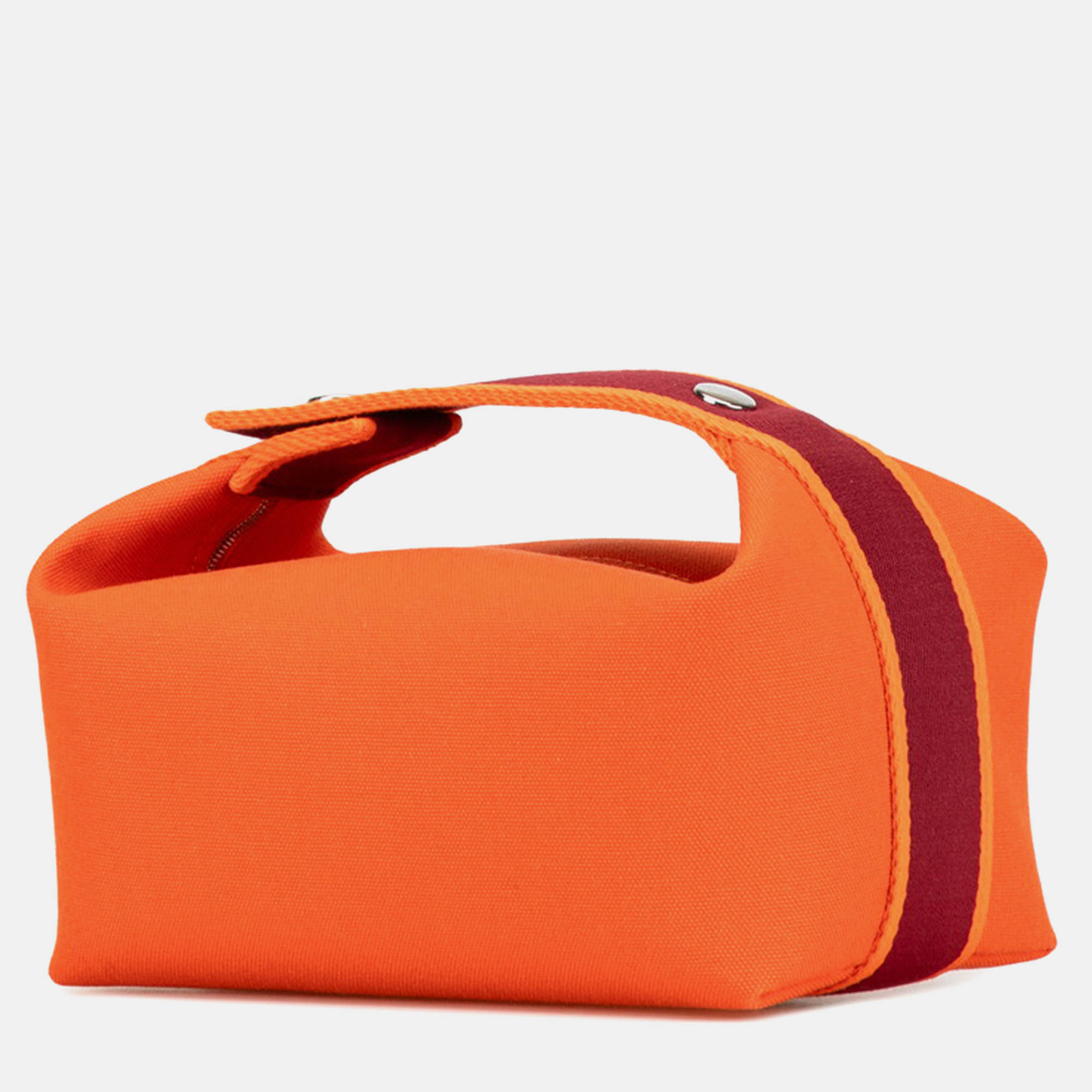 Hermes Red Cotton Handbag Pouch 