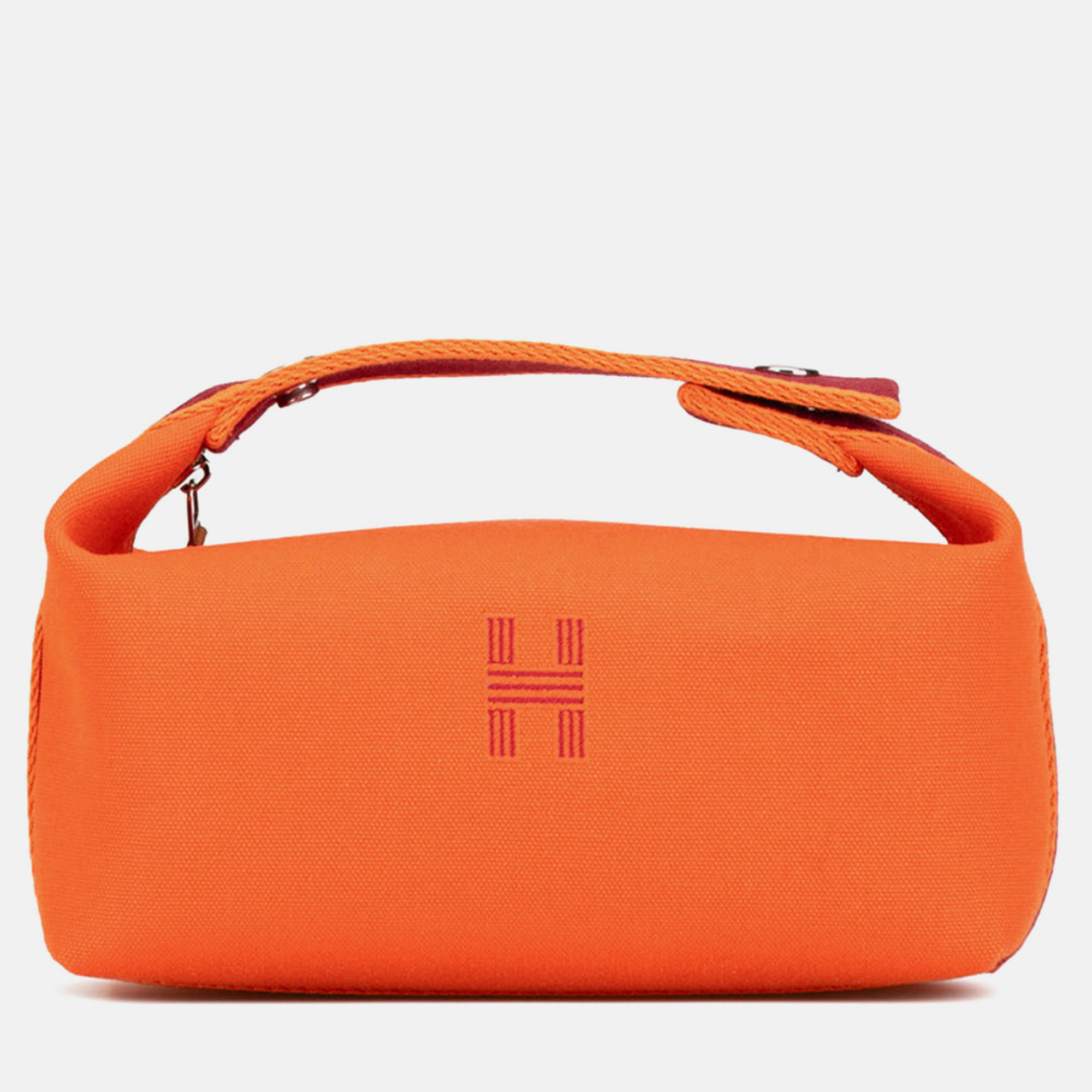 

Hermes Red Cotton Handbag Pouch, Orange