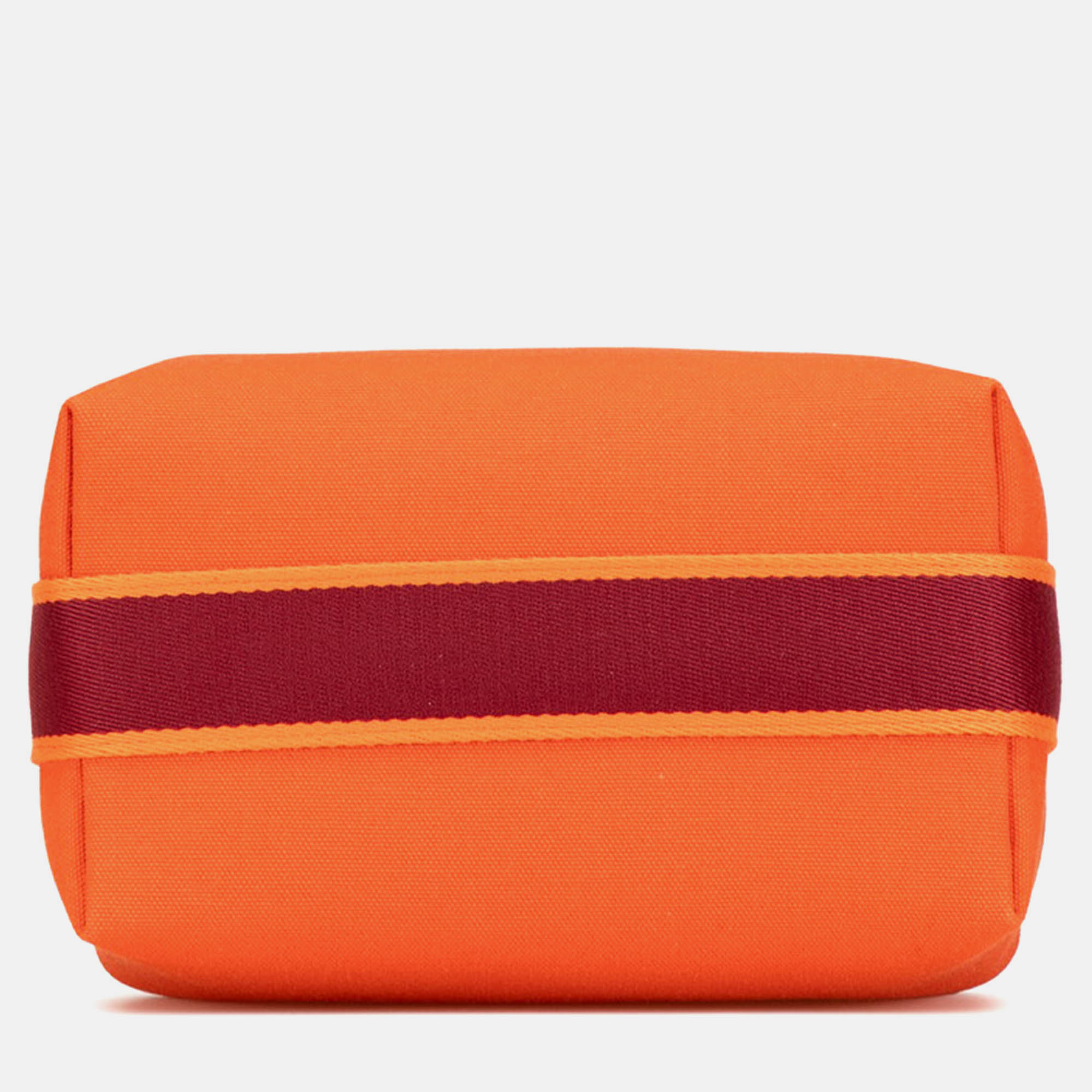 Hermes Red Cotton Handbag Pouch 