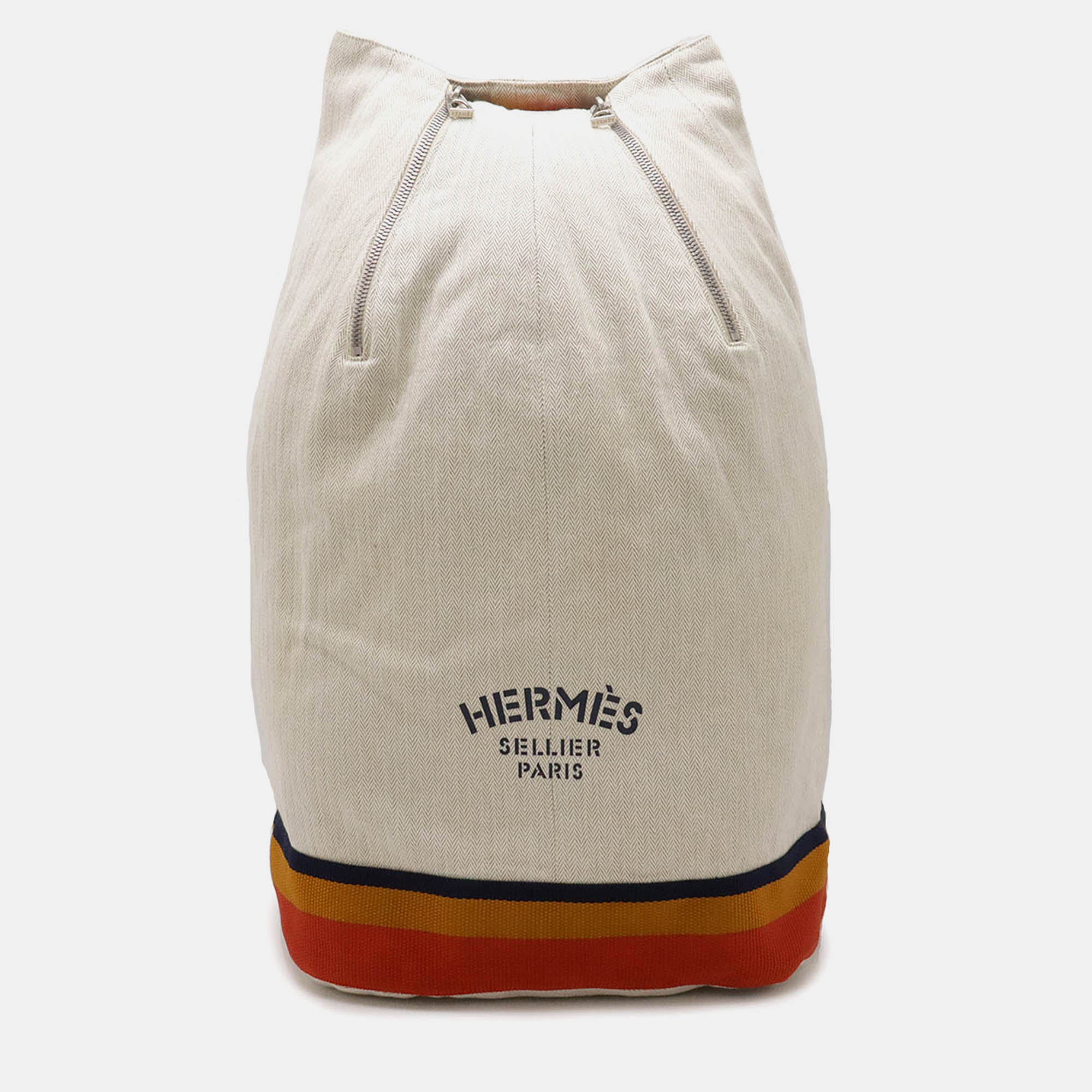 

Hermes Beige Canvas Cavalier Shoulder Bag