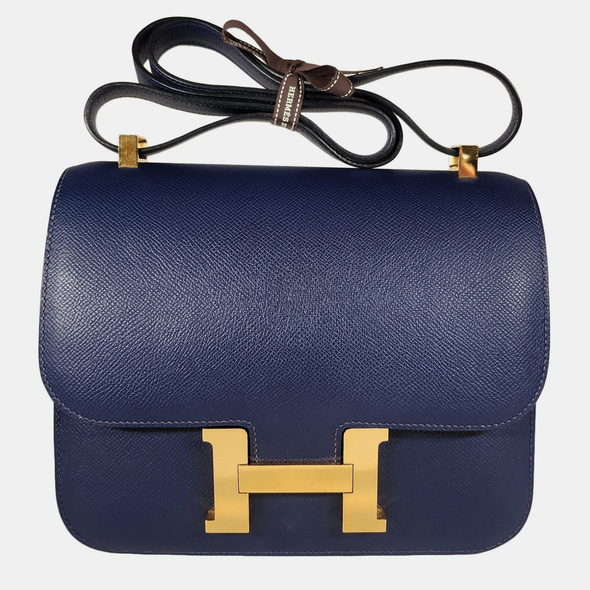 

Hermes Blue Constance 24 bag GHW