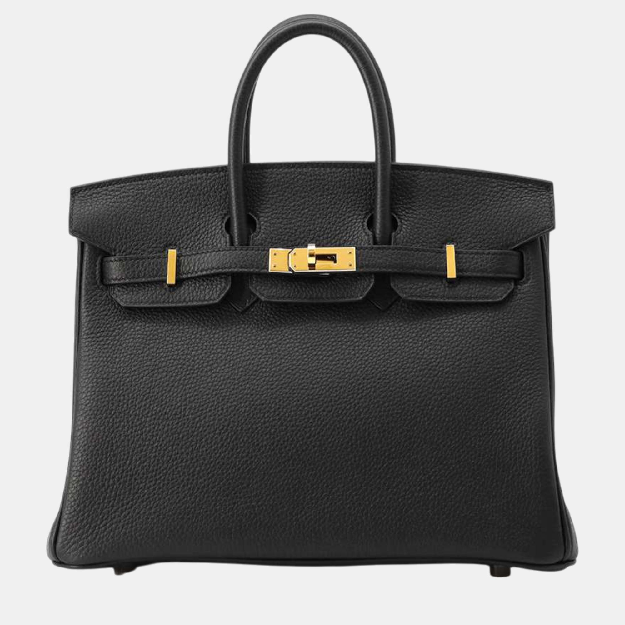 

Hermes Birkin Black Togo Leather Size