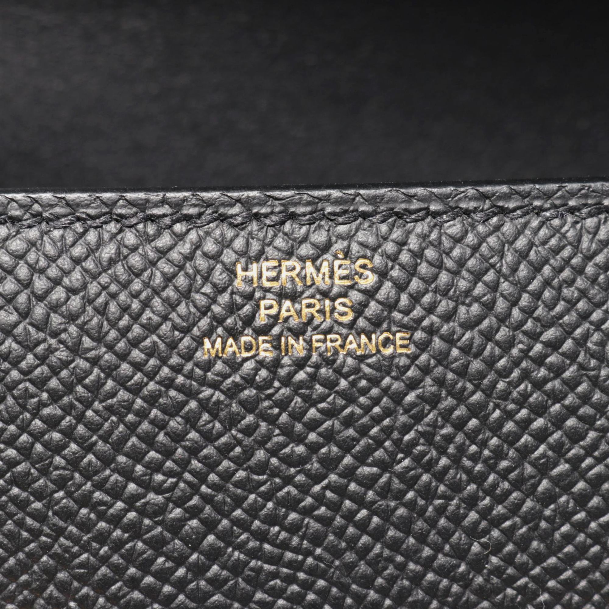 Hermes Black Leather Constance Elan Shoulder Bag 4