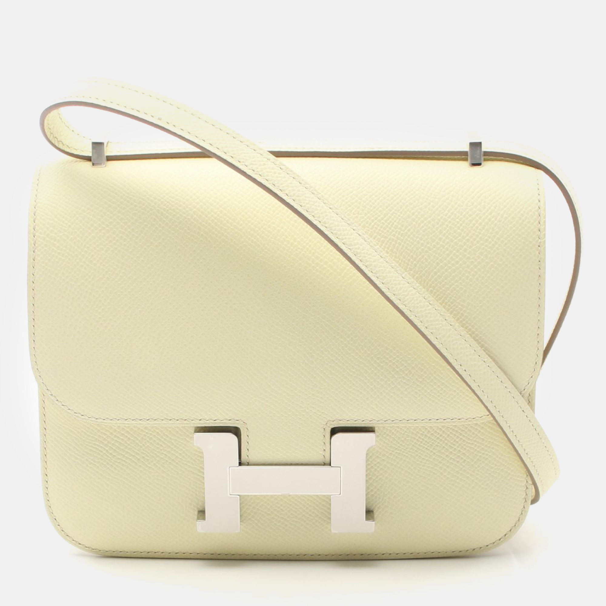 

Hermes Yellow Leather Lindy 26 Shoulder Bag