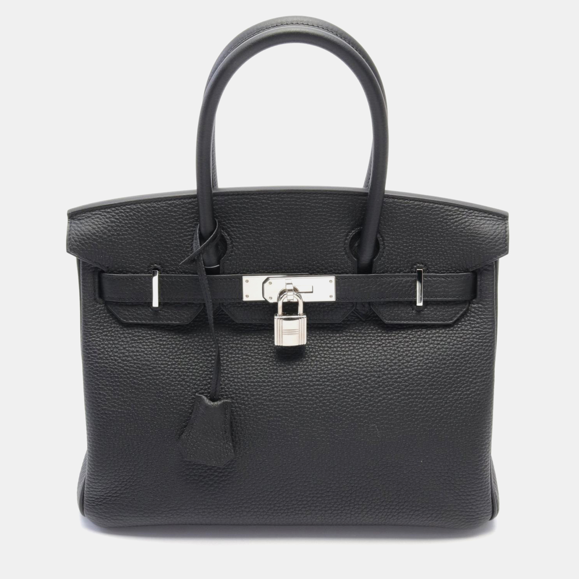 

Hermes Black Togo Leather Birkin 30 Tote Bag