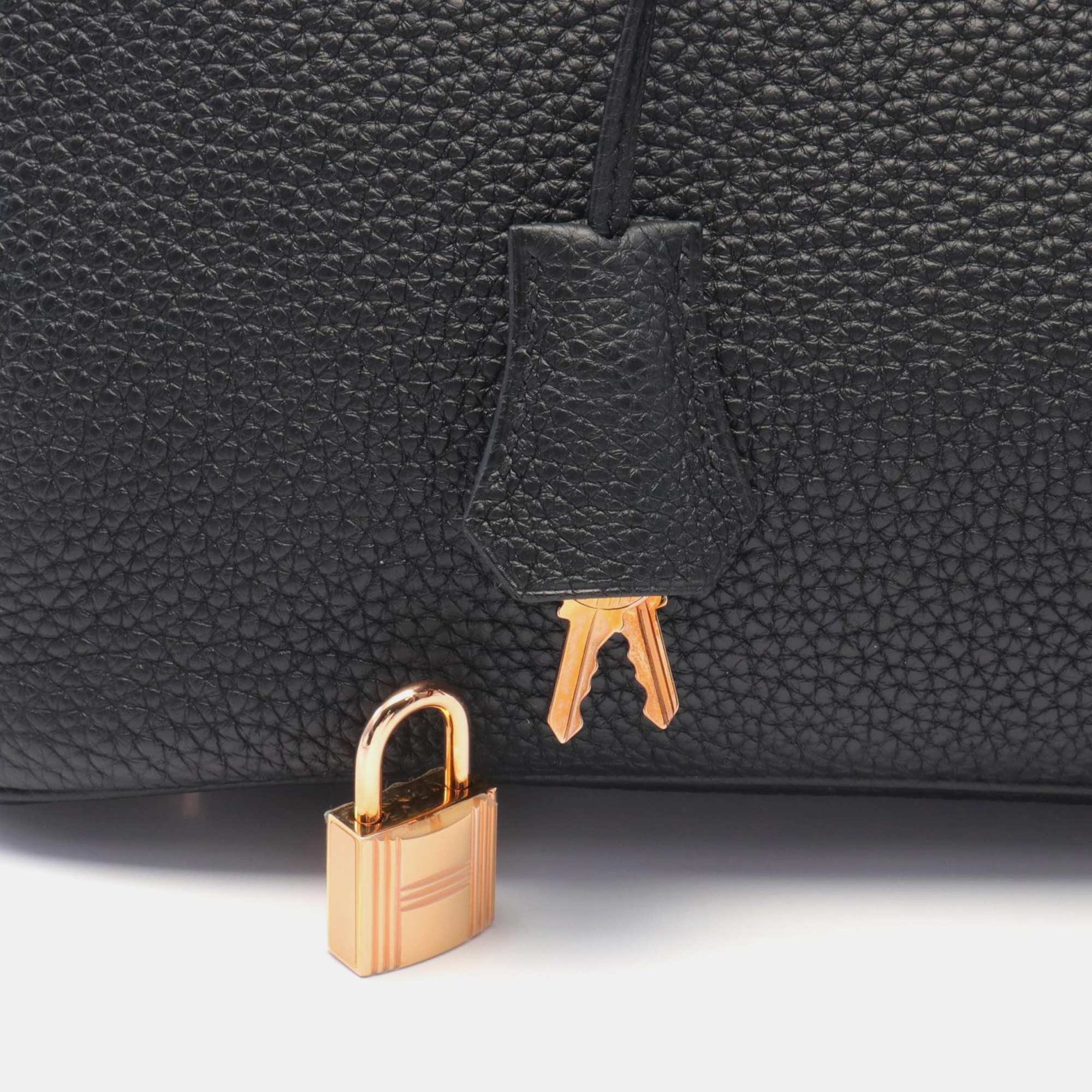 Hermes Black Togo Leather Birkin 30 Tote Bag 4