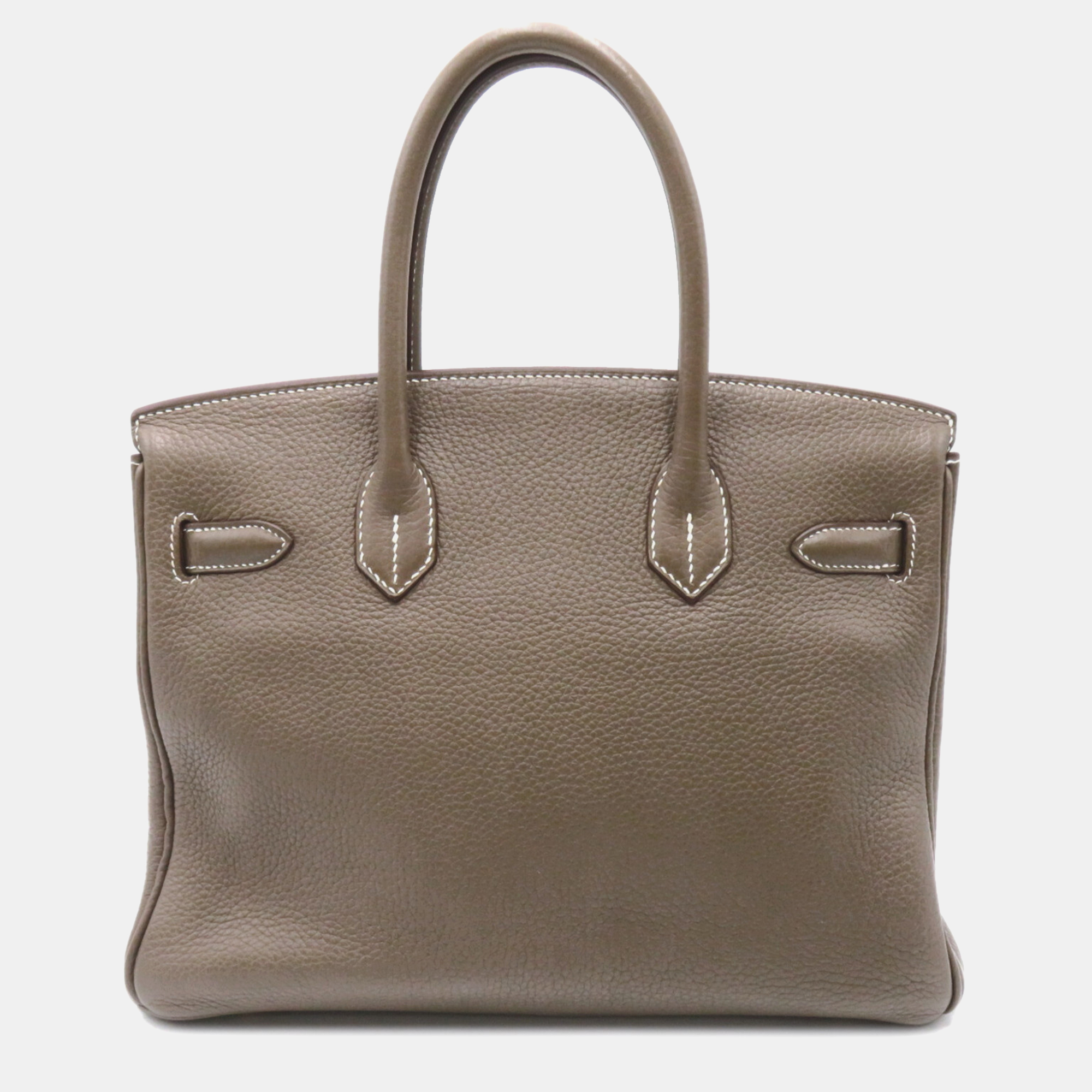 Hermes Grey Togo Leather Birkin 30 Tote Bag 2