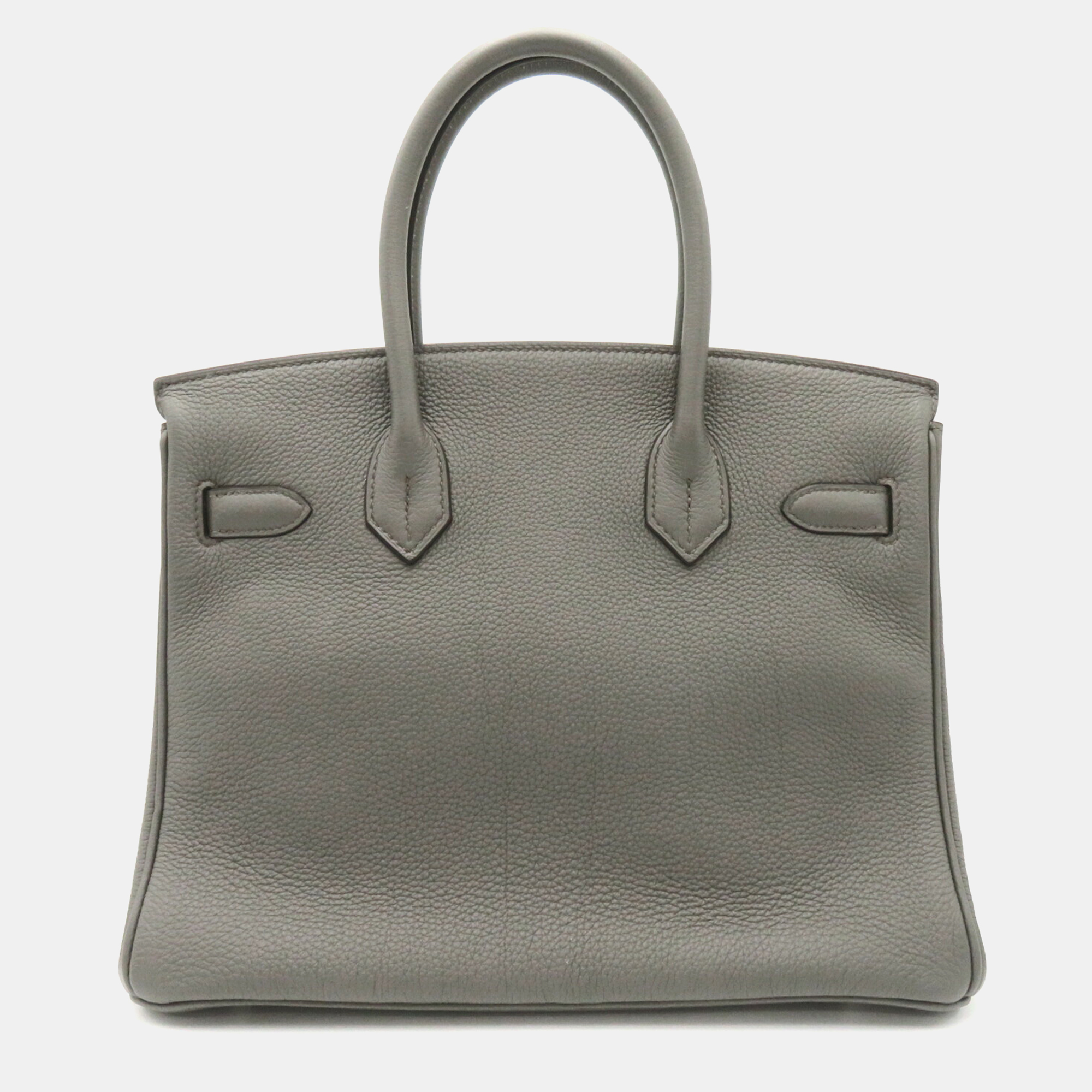 Hermes Grey Togo Leather Birkin 30 Tote Bag 2