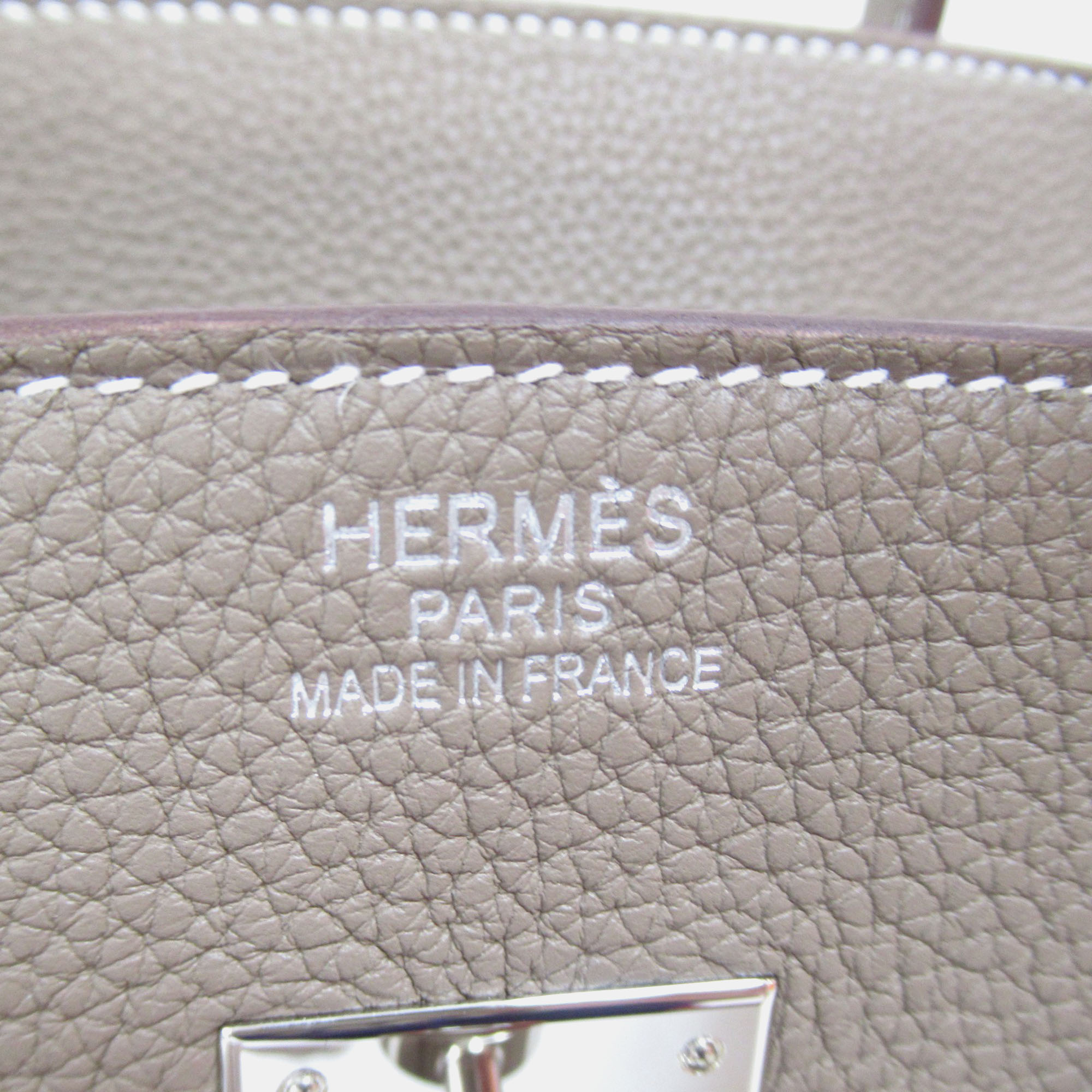 Hermes Brown Leather Birkin 35 Tote Bag 5