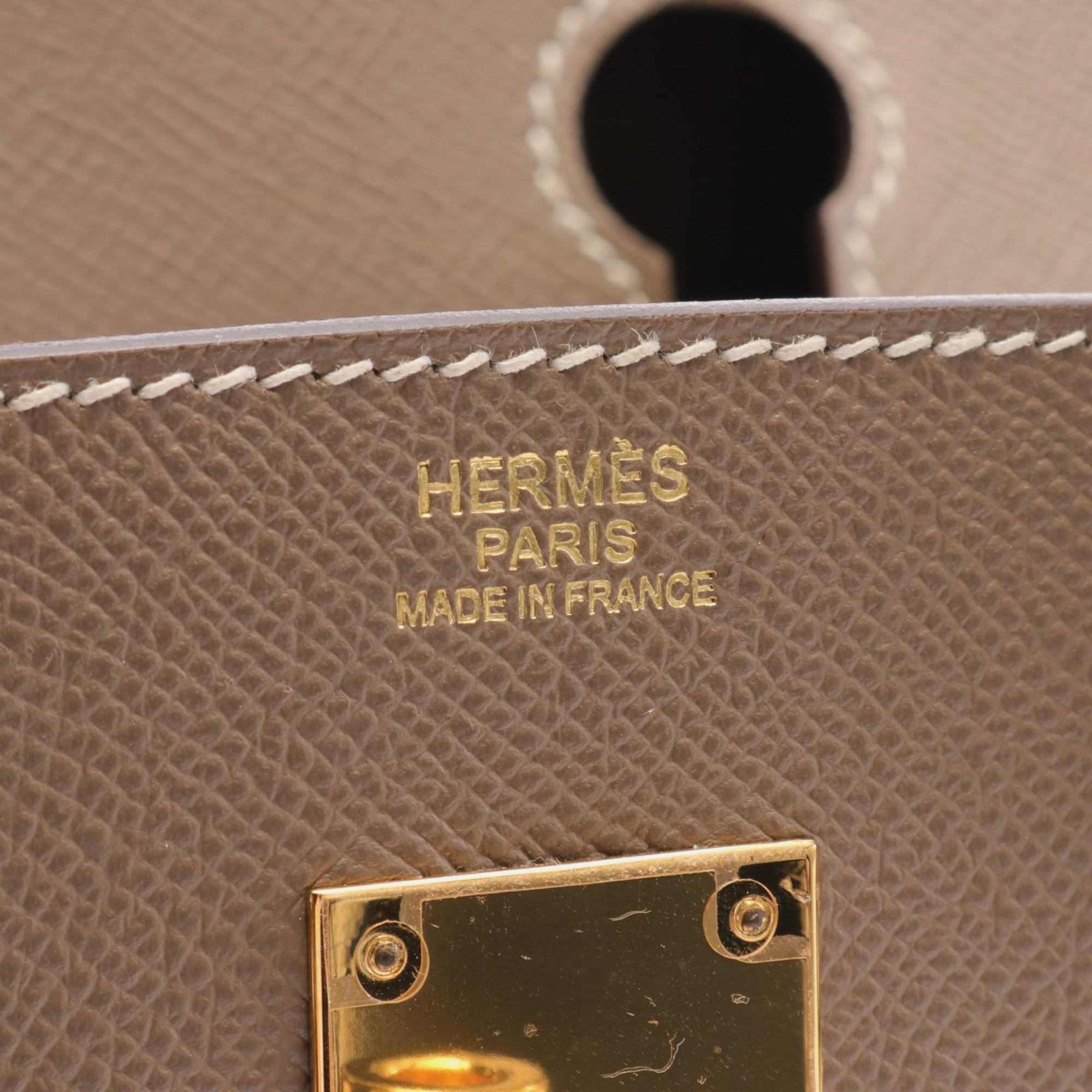 Hermes Brown Leather Birkin 30 Tote Bag 5