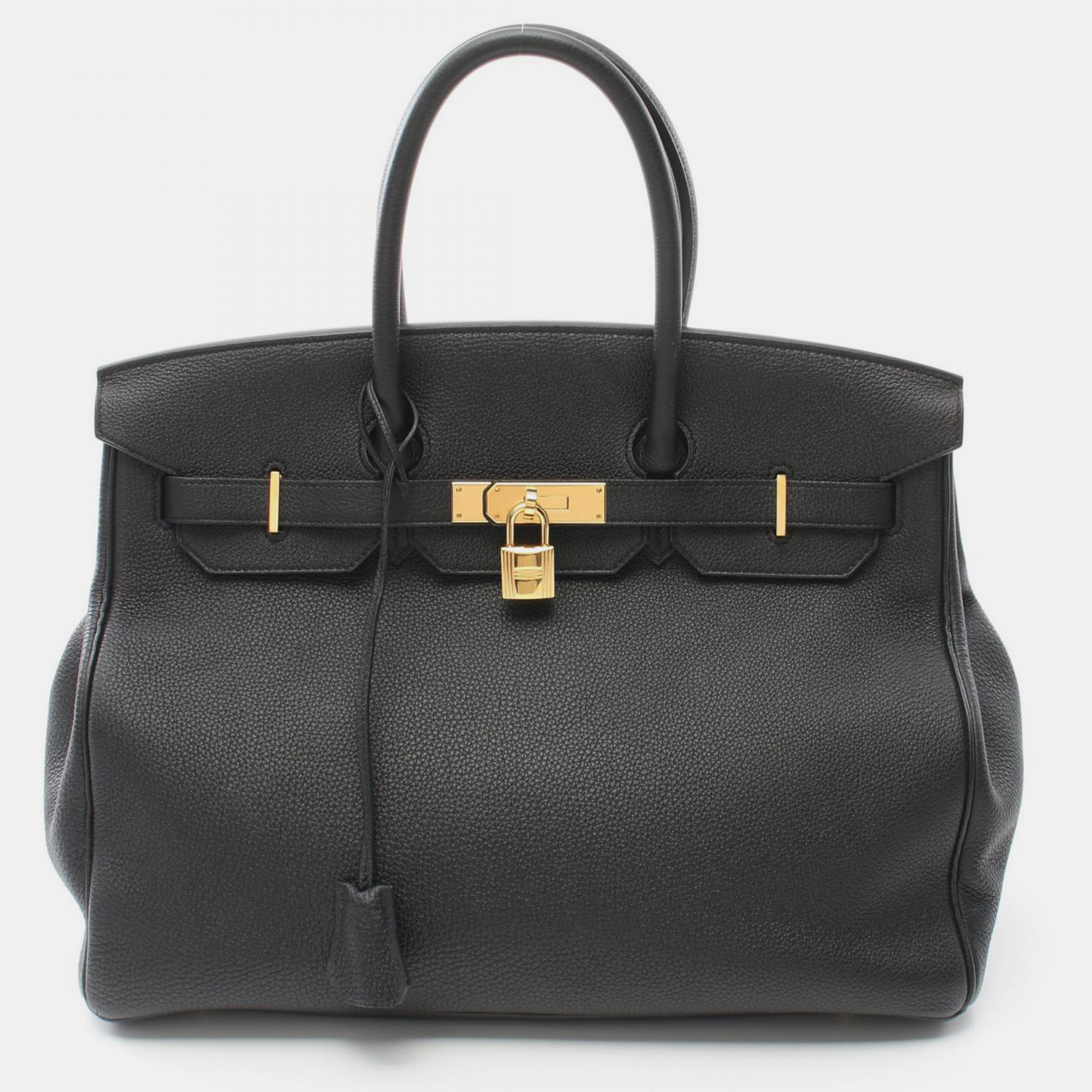 

Hermes Black Togo Leather Birkin 35 Tote Bag