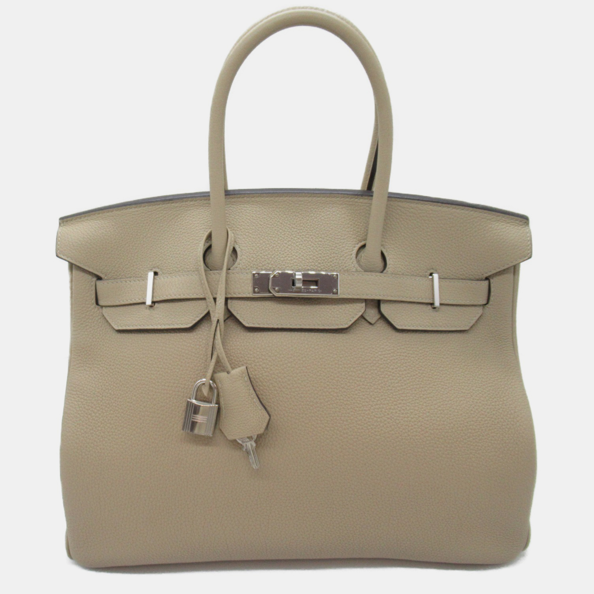 

Hermes Beige Togo Leather Birkin 35 Tote Bag