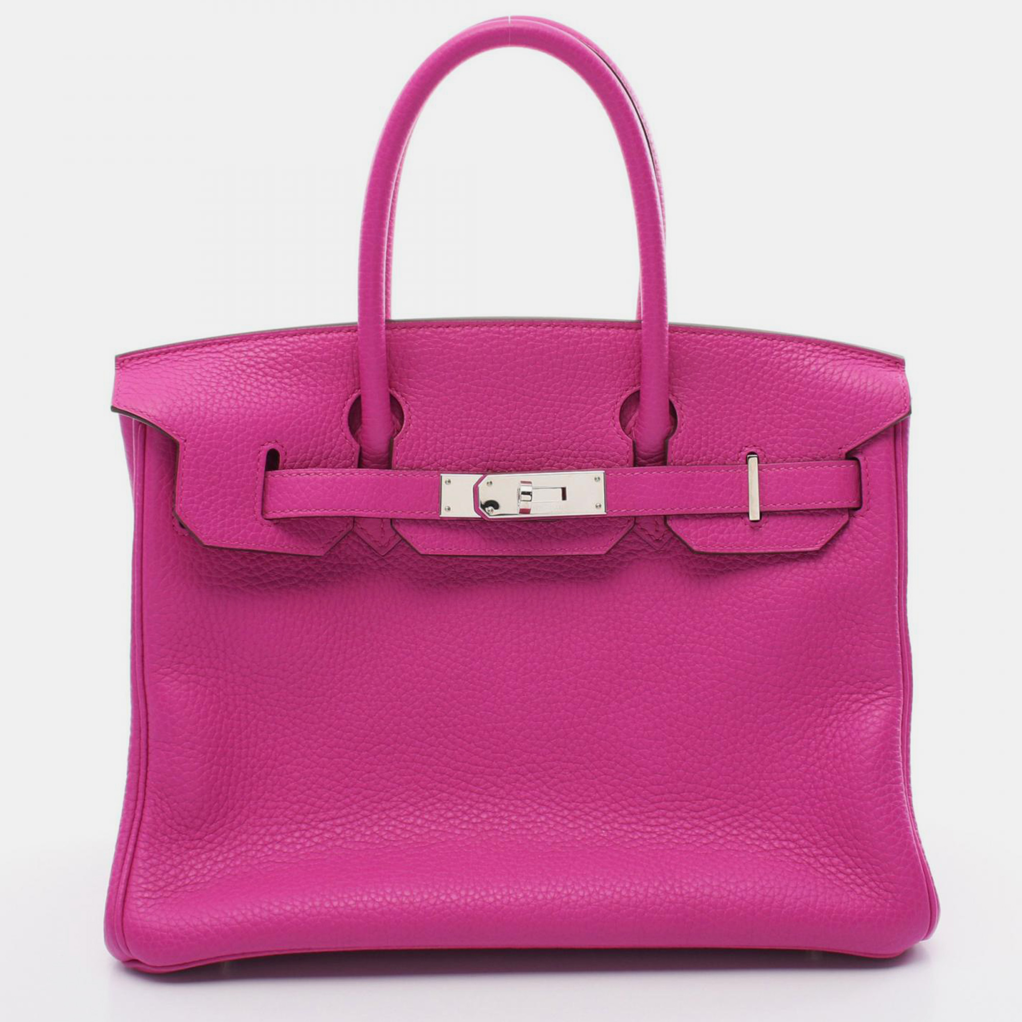 

Hermes Pink Leather Birkin 30 Tote Bag