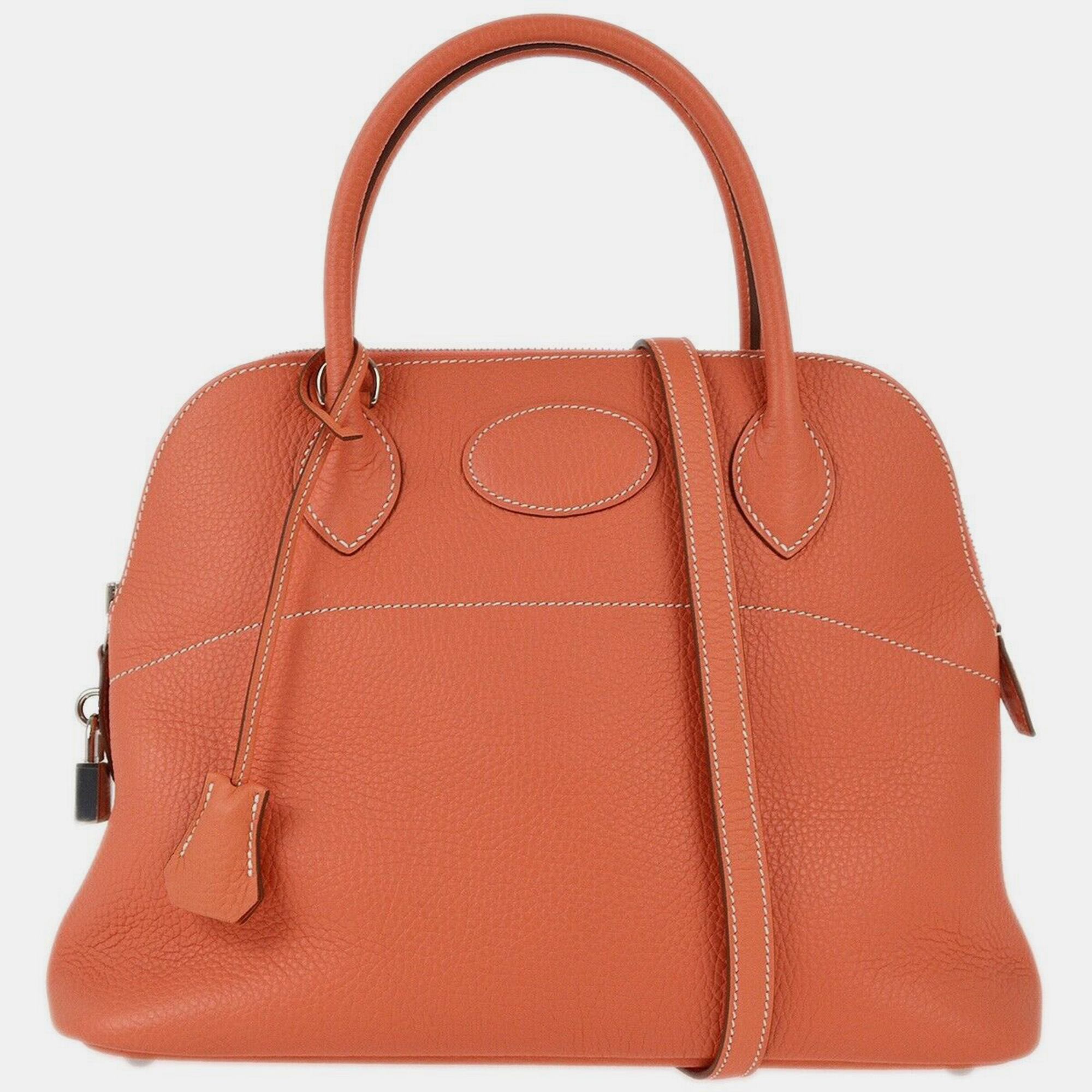 

Hermes Crevette Clemence Bolide 31 2Way Shoulder Handbag, Orange