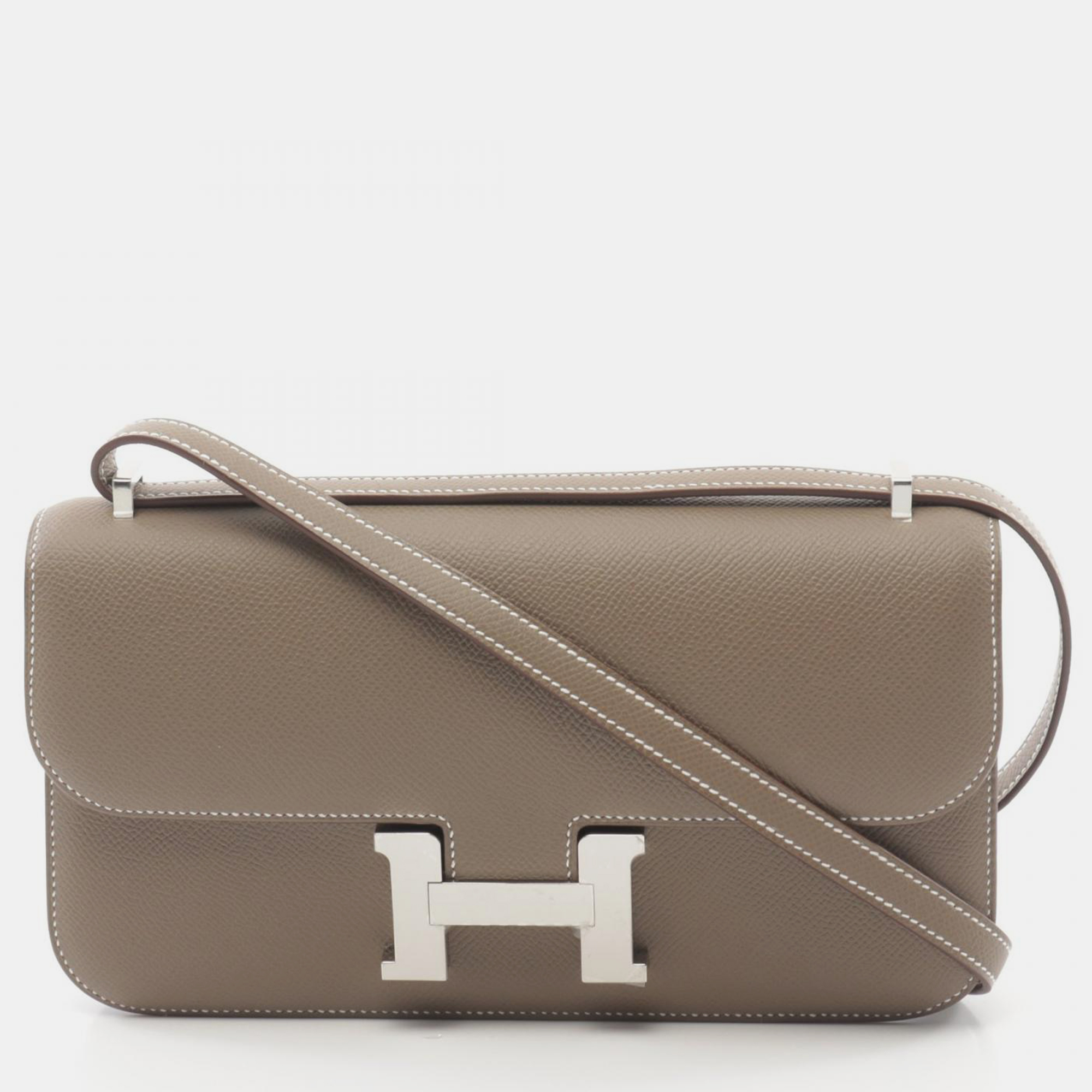 

Hermes Brown Constance Leather Constance Elan Crossbody Bag