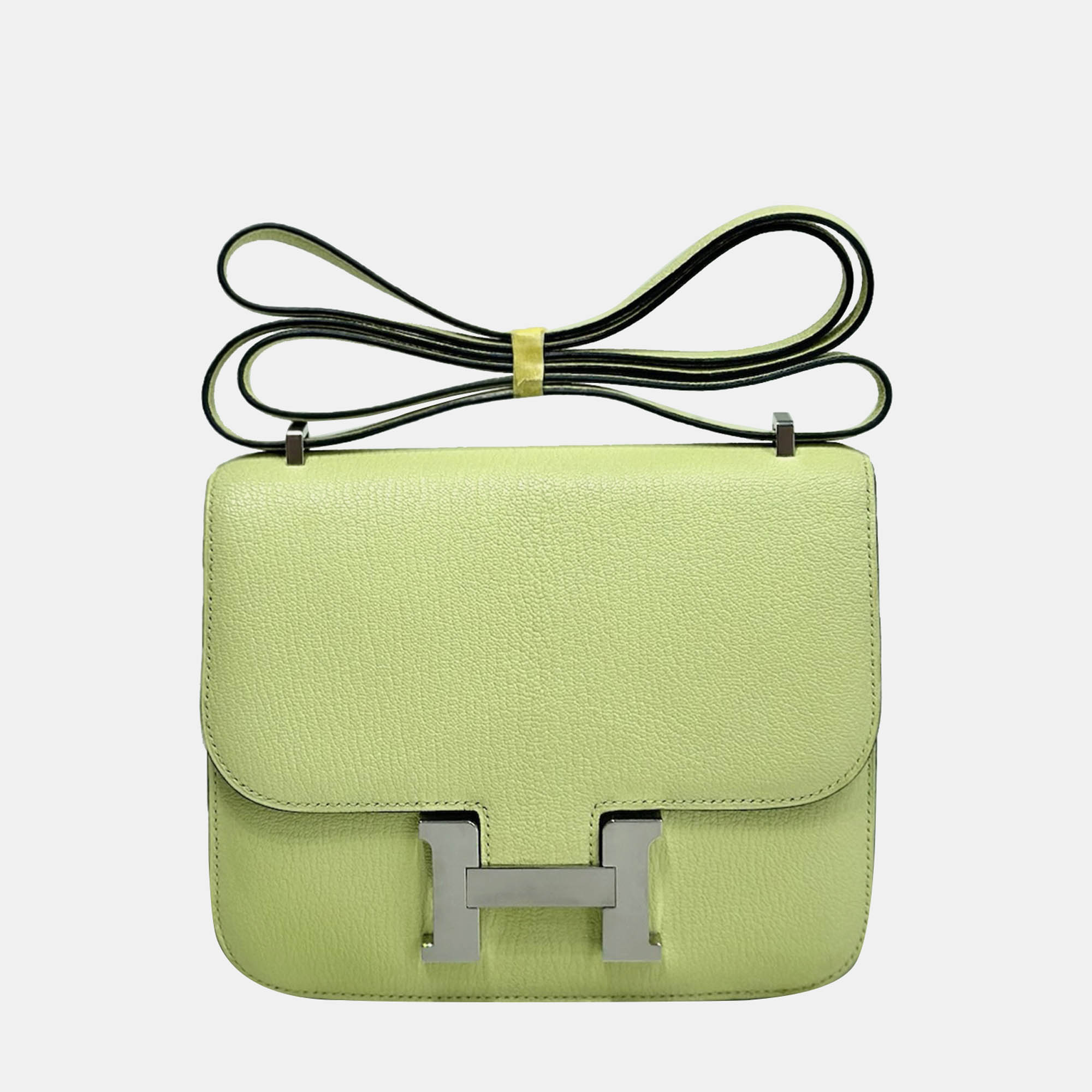 

Hermes Bud Green Lambskin Constance 19 Bag