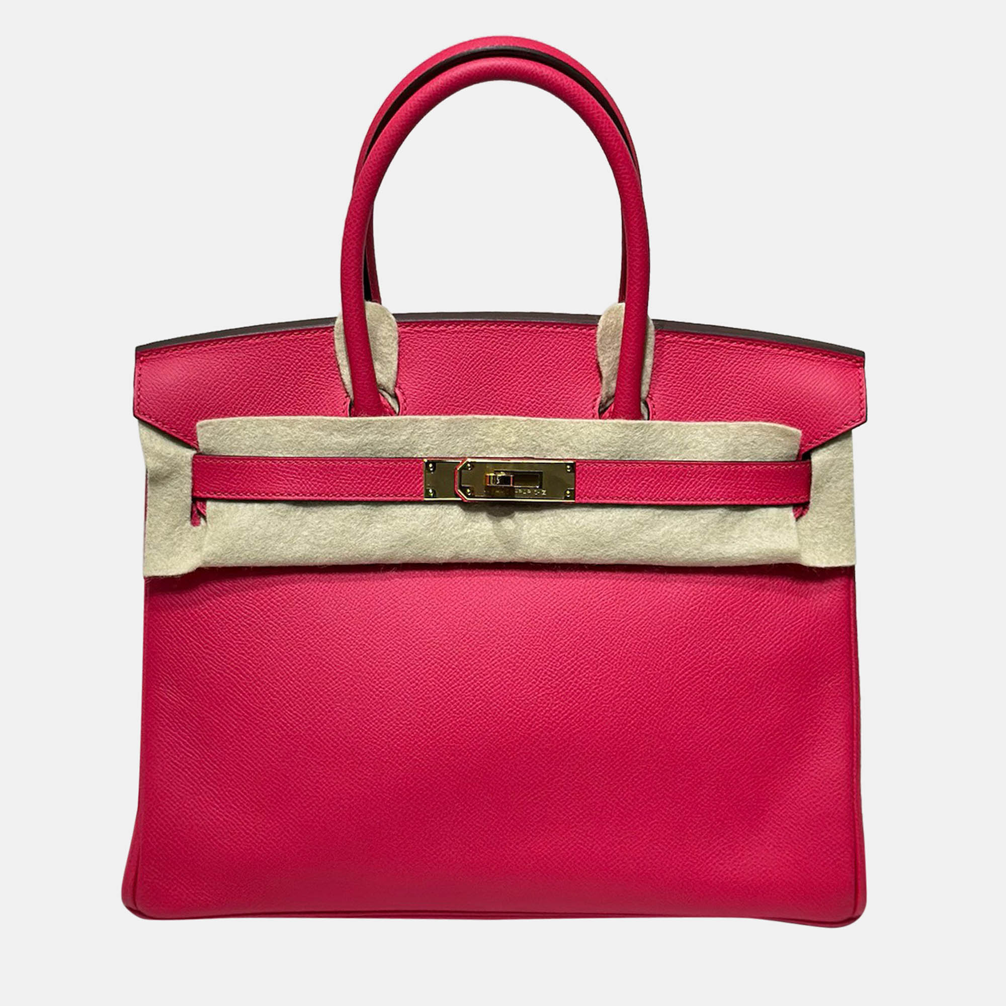 

Hermes Pink epsom leather Birkin 30 bag