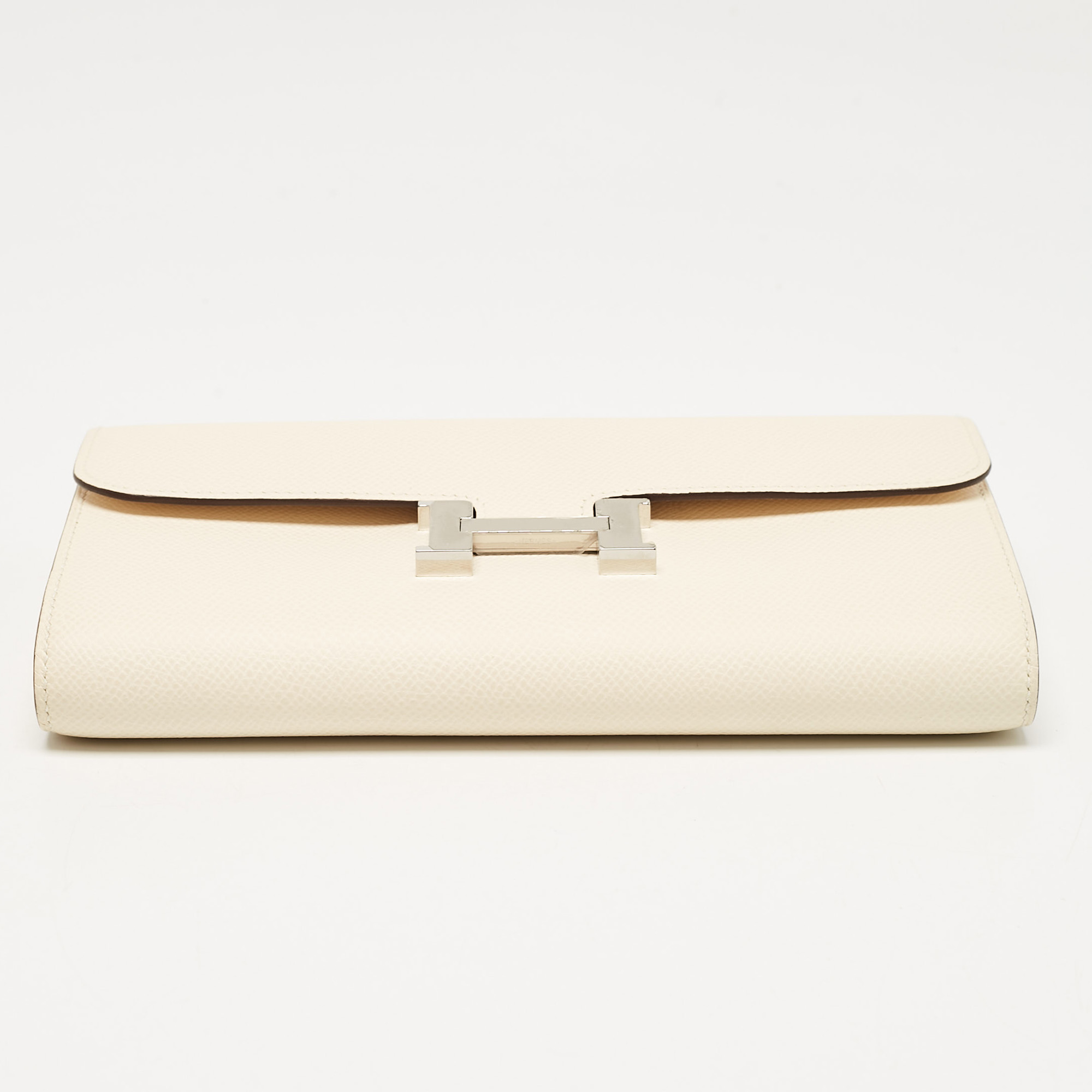 Hermès Nata Epsom Leather Constance Long To Go Wallet 