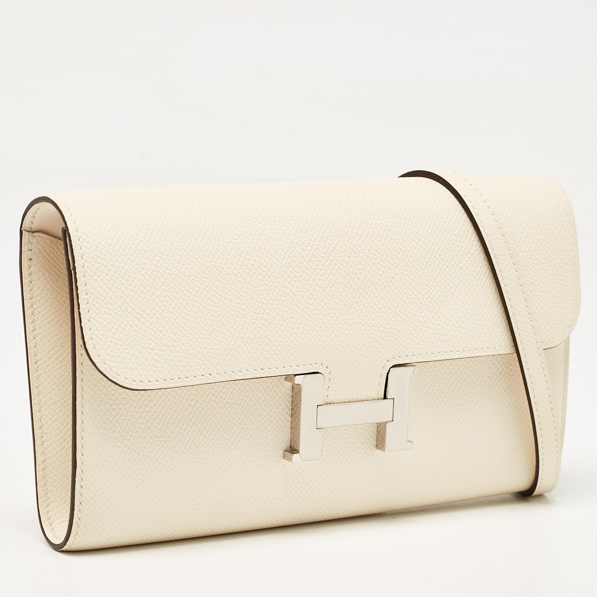 Hermès Nata Epsom Leather Constance Long To Go Wallet 