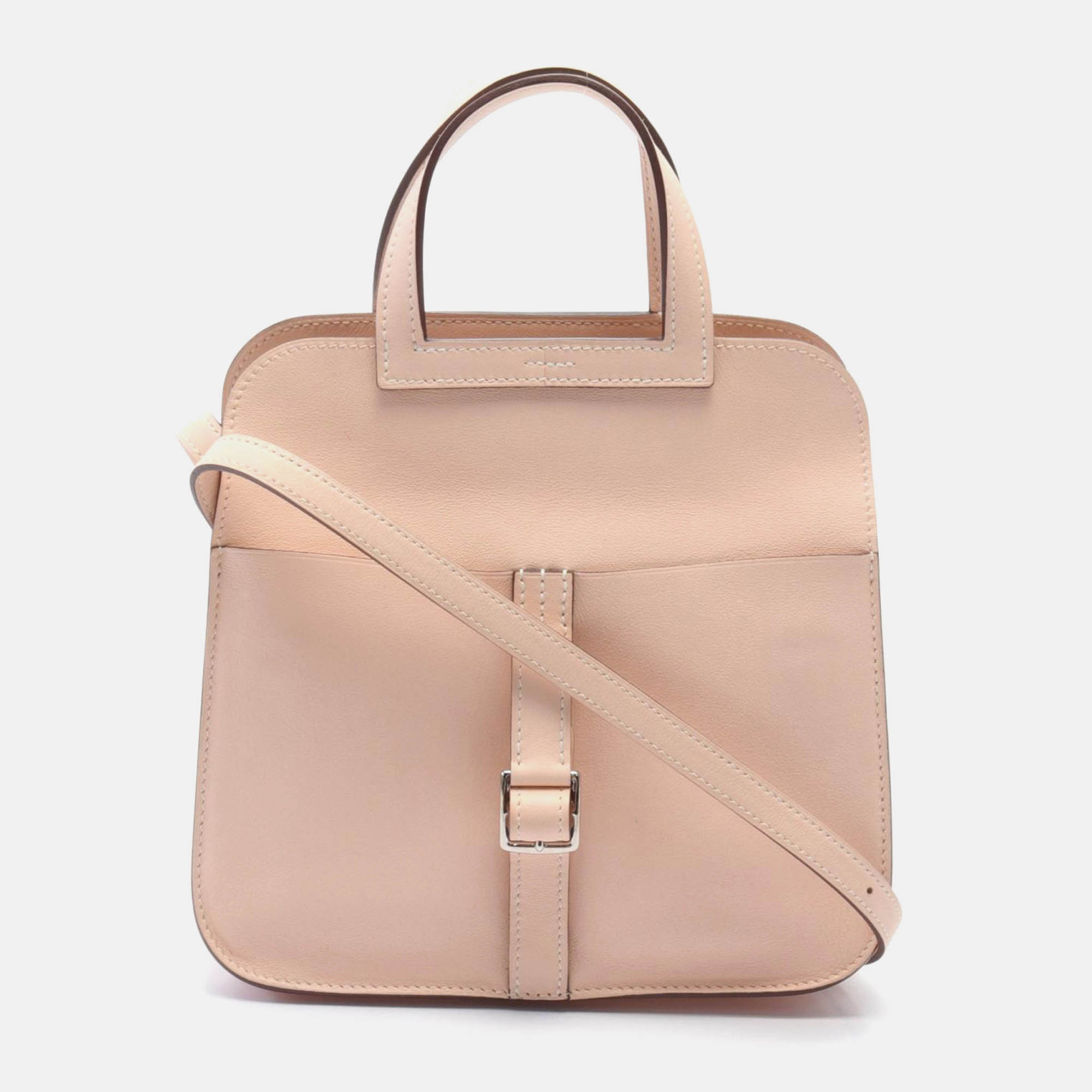 

Hermes Pink Leather Arzan Mini Handbag