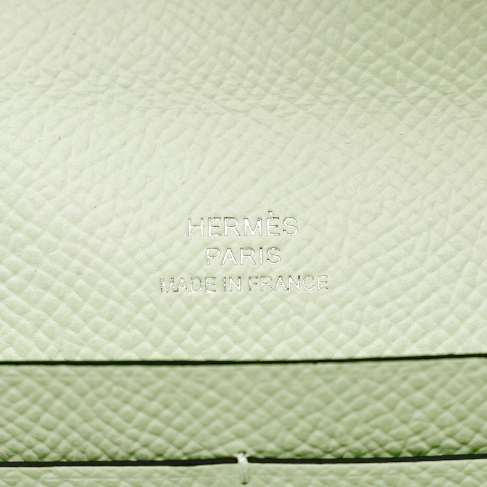 Hermes Green Leather  Crossbody Bag 