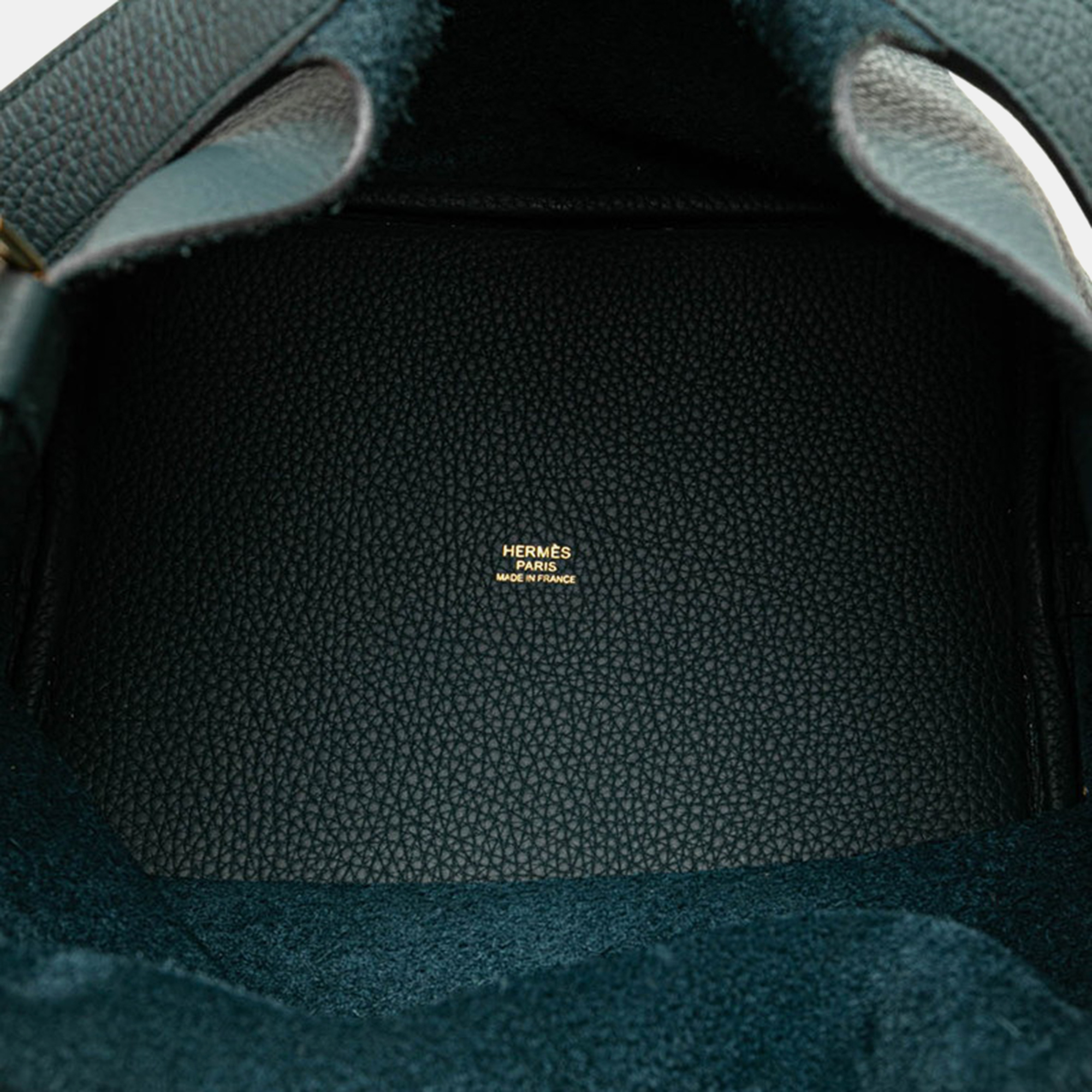 Hermes Green Leather Picotin Lock MM Handbag 